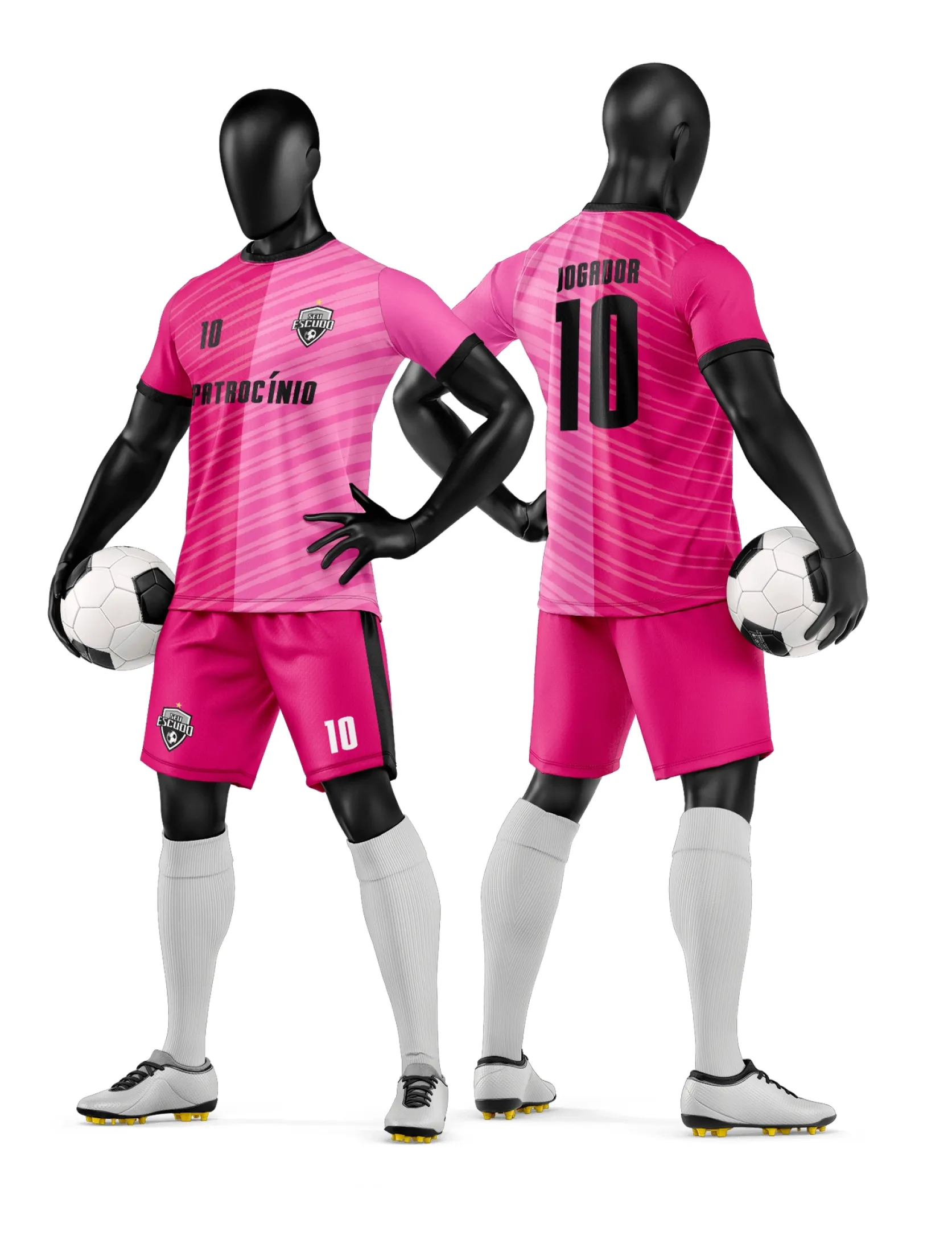 Arte Camisa e Short de Time de Futebol Amador - Janete Artes