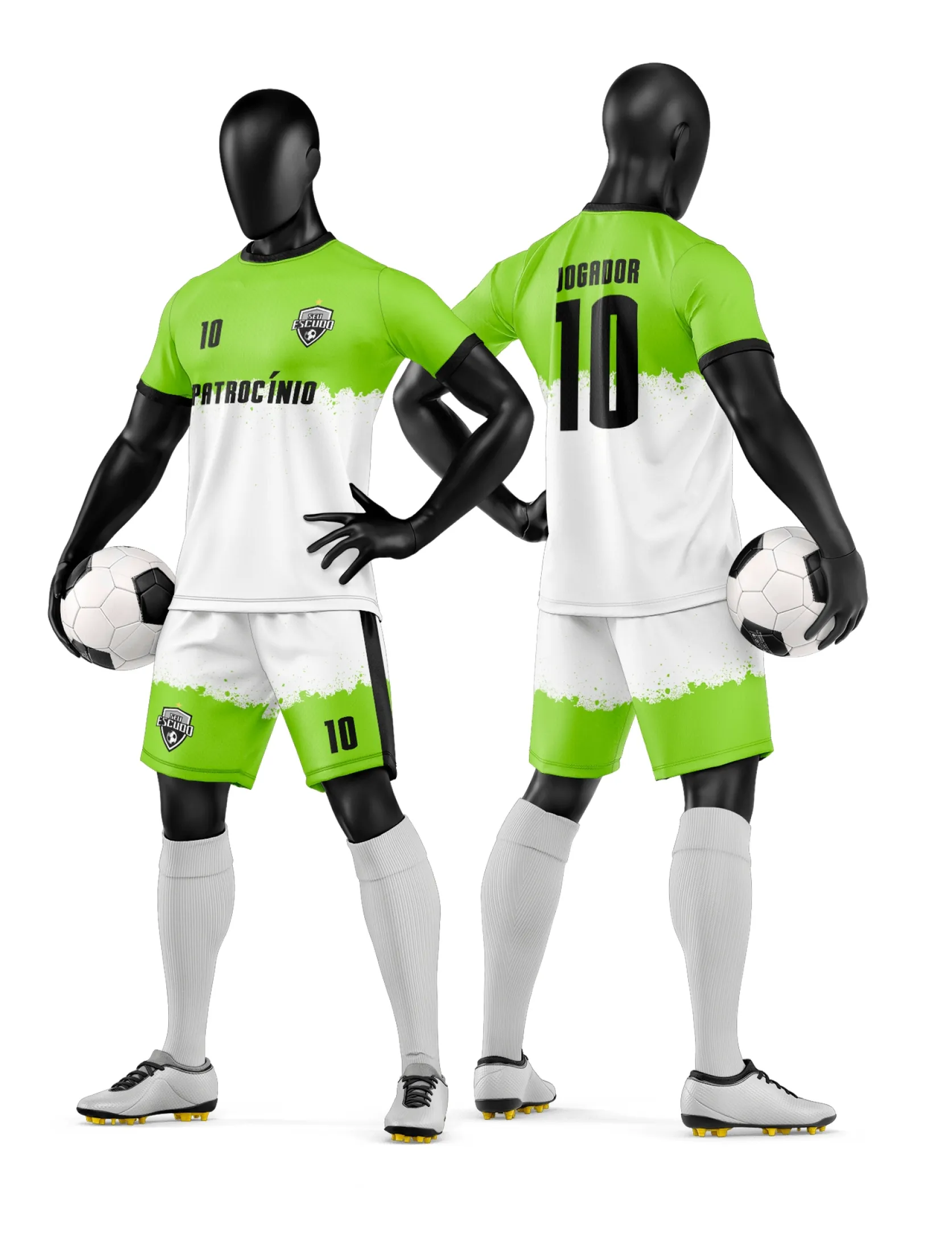 Arte Camisa e Short de Time de Futebol Amador - Janete Artes