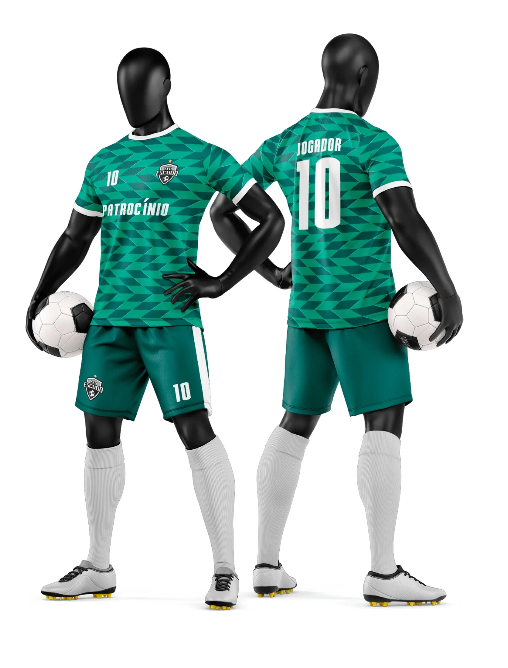 Arte Camisa e Short de Time de Futebol Amador - Janete Artes