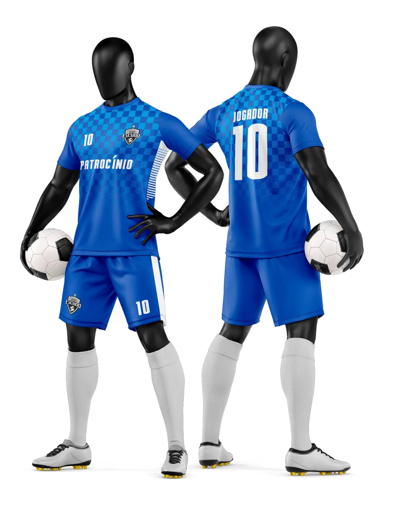 Arte Camisa e Short de Time de Futebol Amador - Janete Artes
