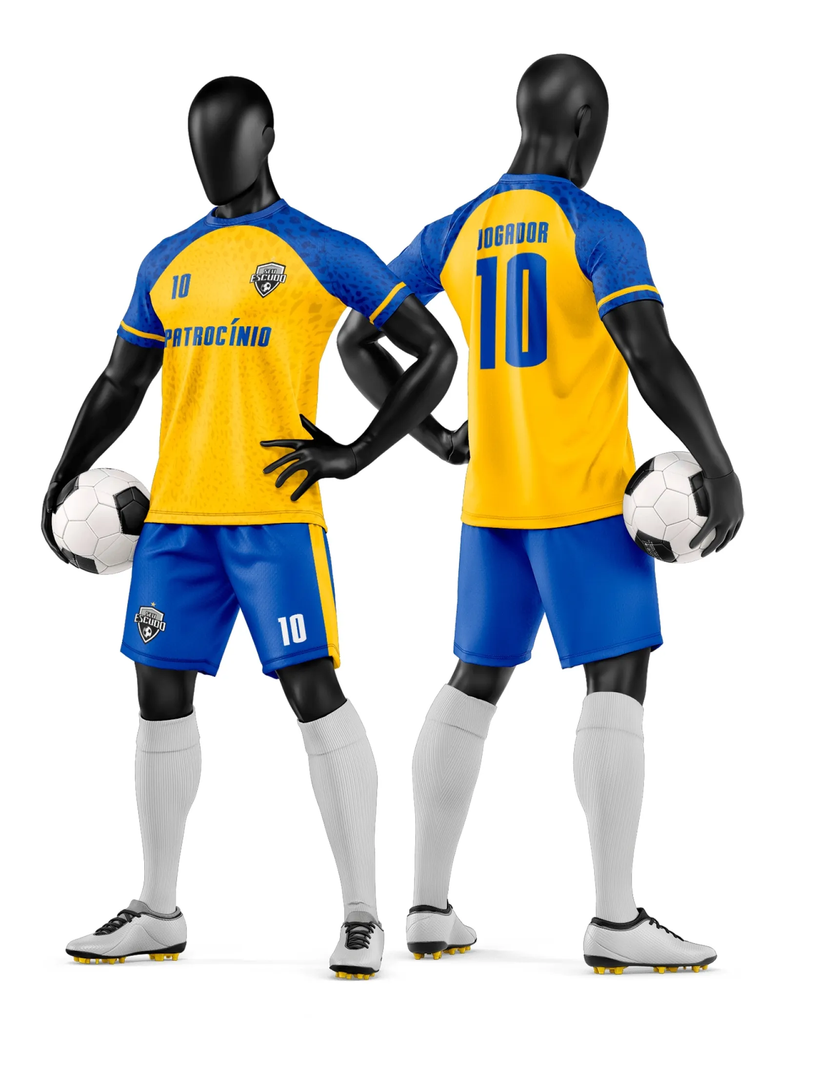 Arte Camisa e Short de Time de Futebol Amador - Janete Artes