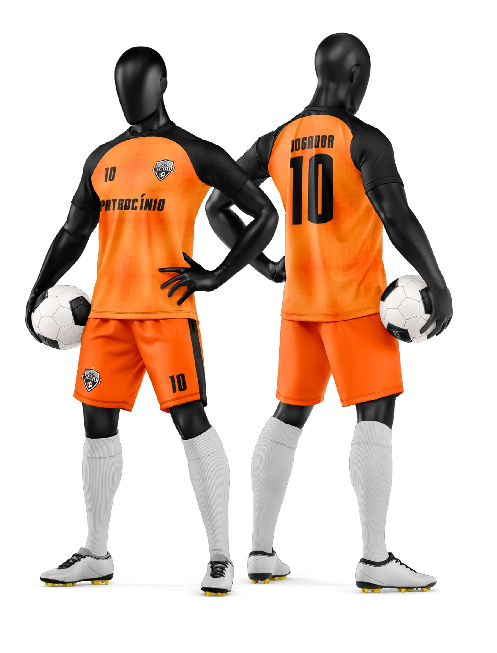 Arte Camisa e Short de Time de Futebol Amador - Janete Artes