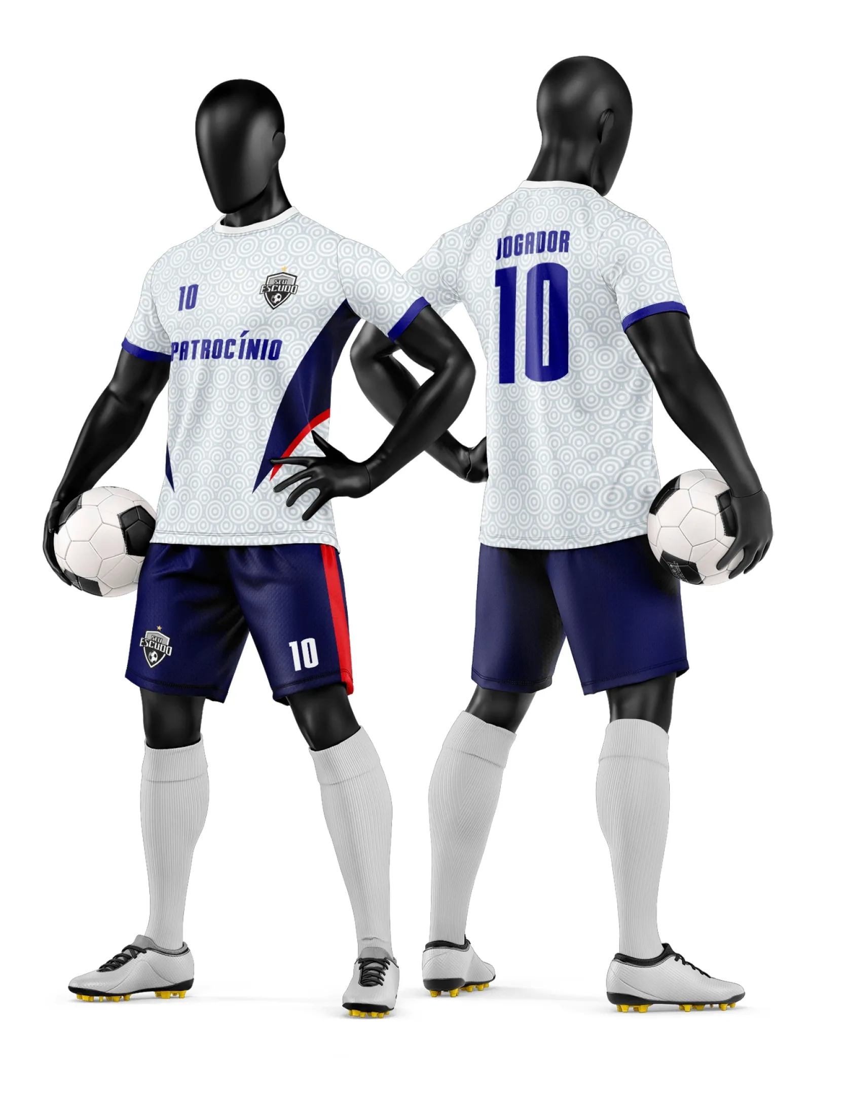 Arte Camisa e Short de Time de Futebol Amador - Janete Artes