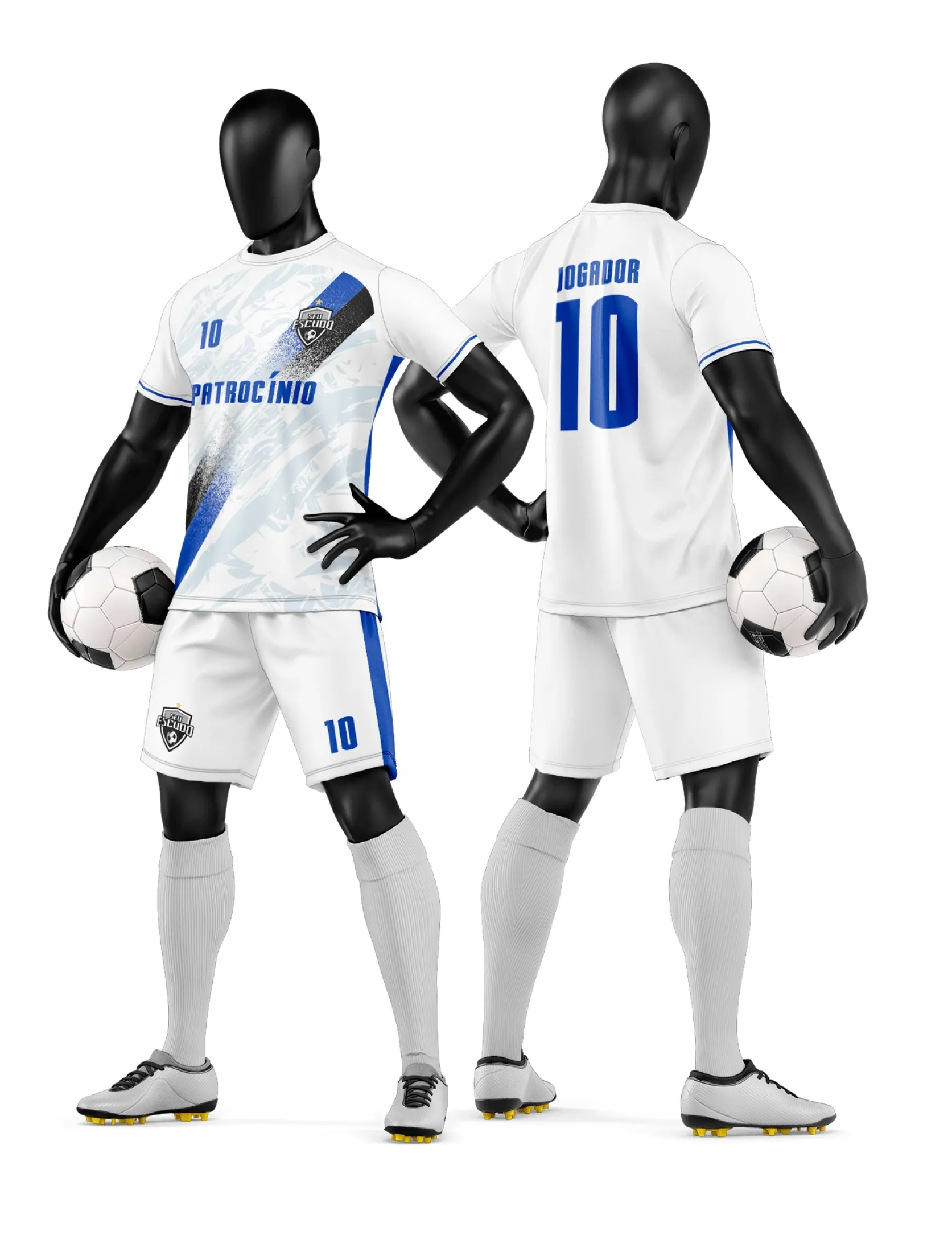 Arte Camisa e Short de Time de Futebol Amador - Janete Artes