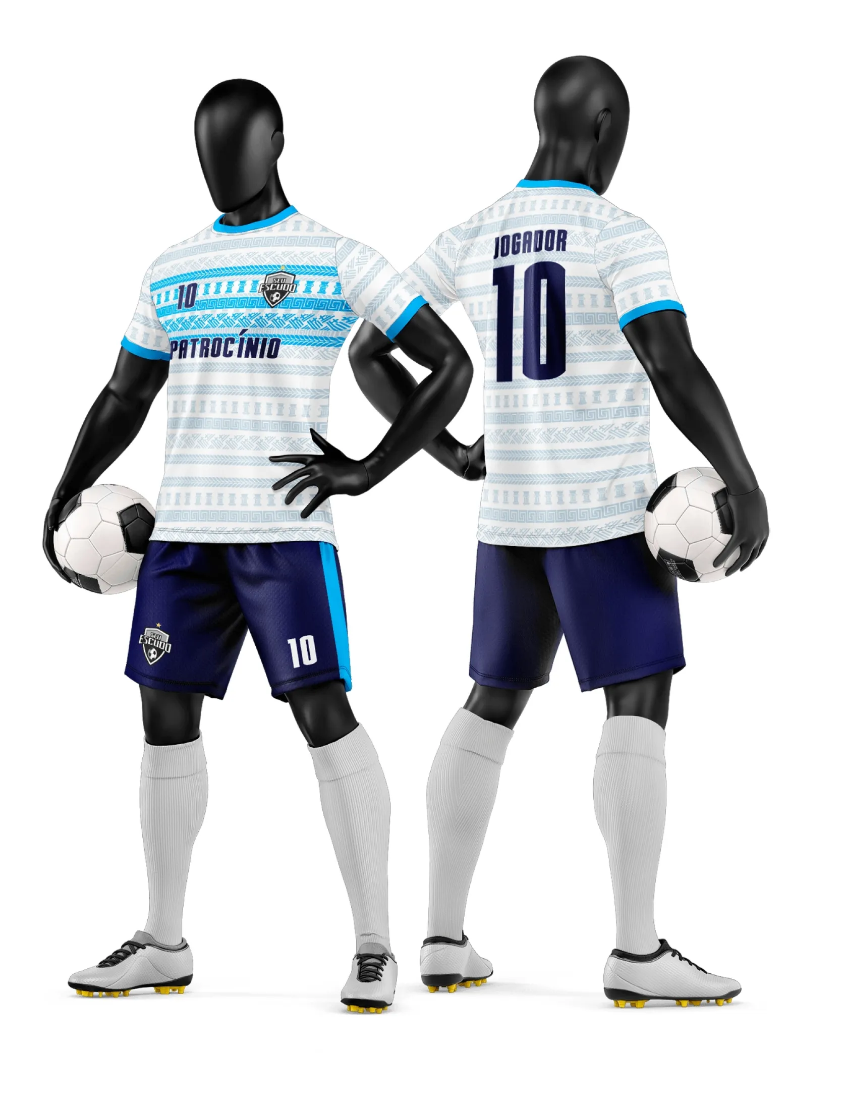 Arte Camisa e Short de Time de Futebol Amador - Janete Artes