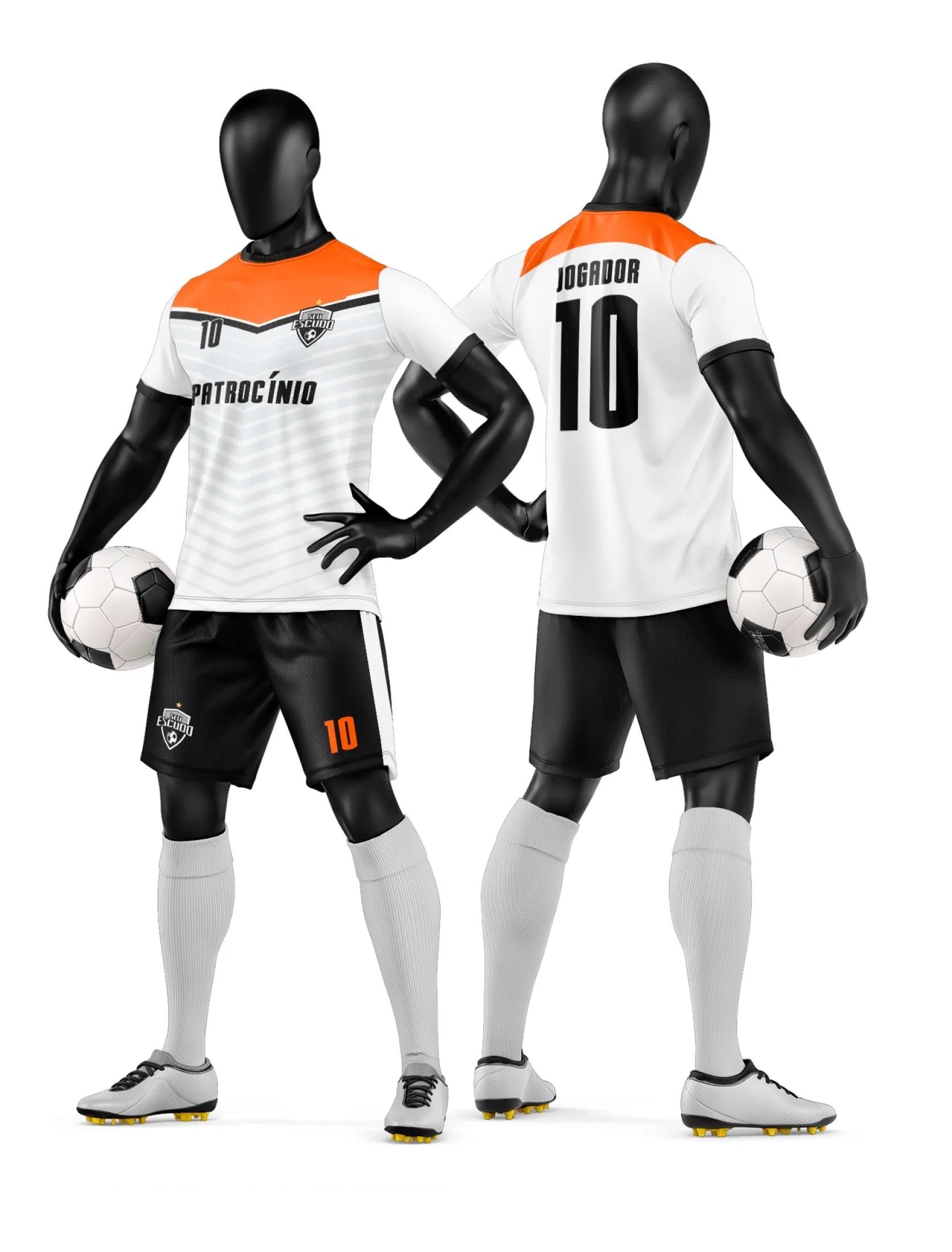 Arte Camisa e Short de Time de Futebol Amador - Janete Artes