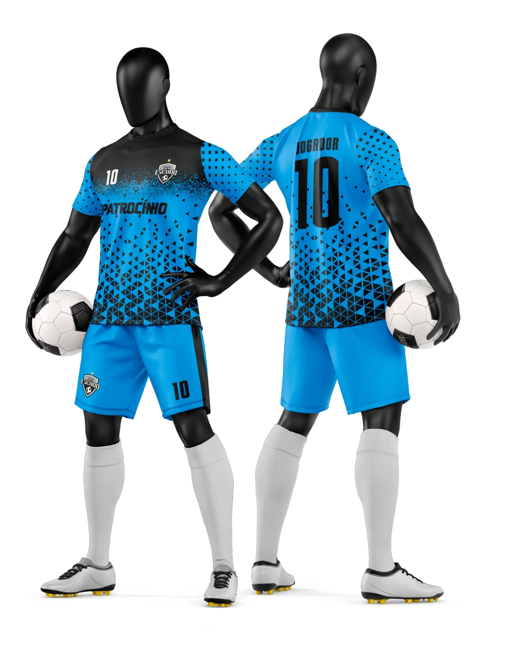 Arte Camisa e Short de Time de Futebol Amador - Janete Artes
