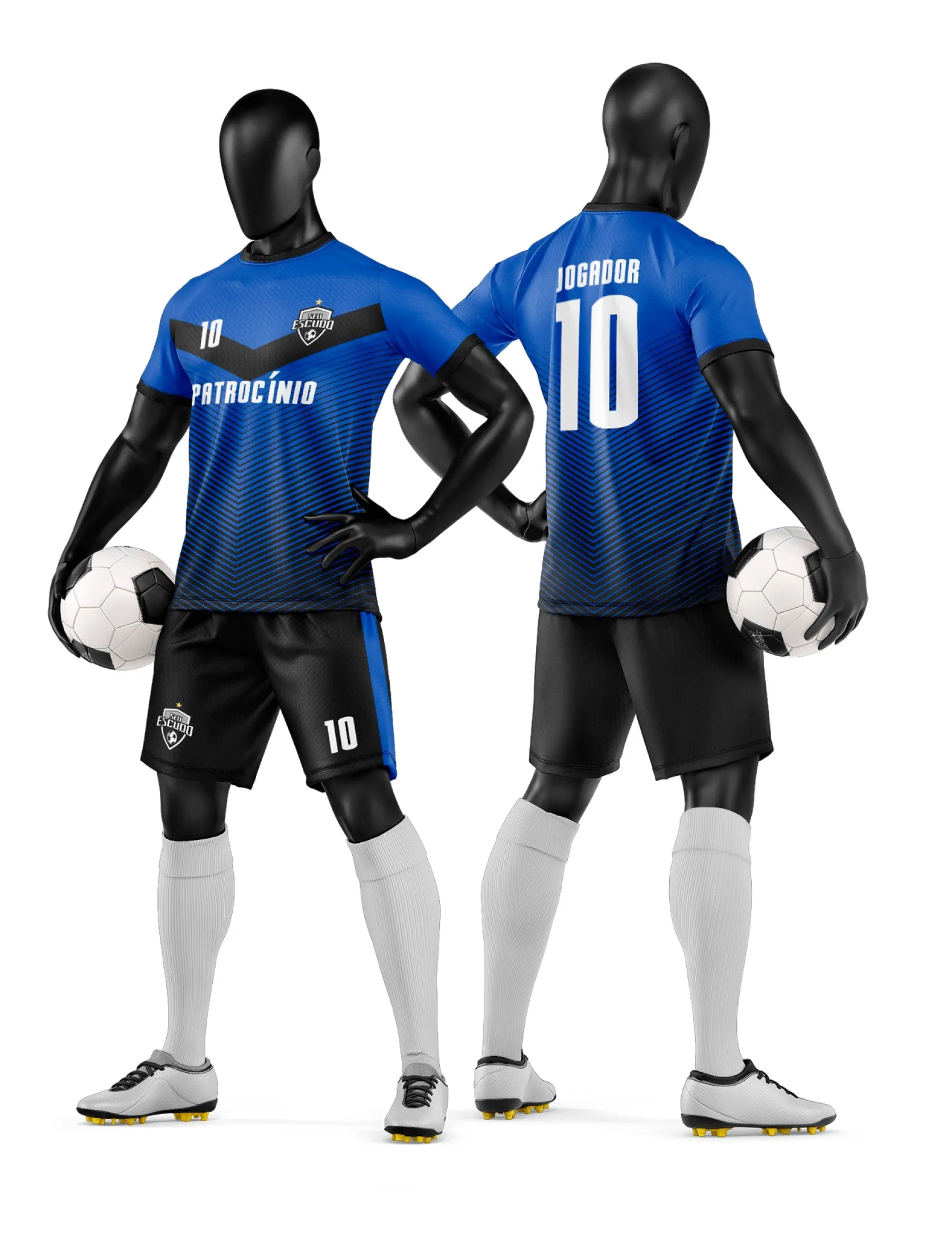 Arte Camisa e Short de Time de Futebol Amador - Janete Artes