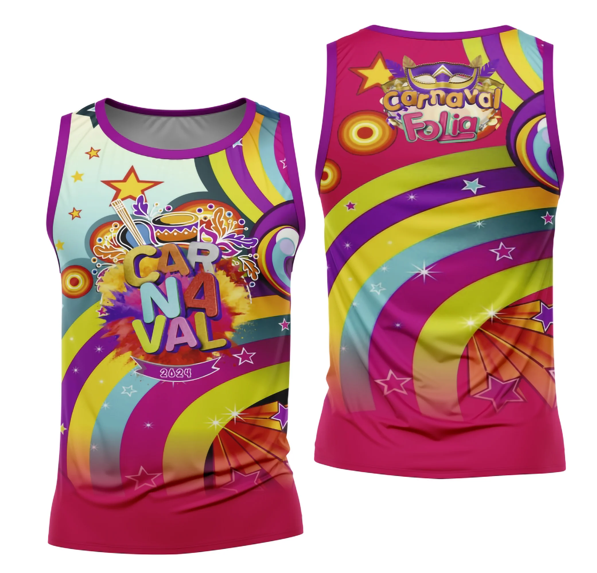 Camiseta unissex branca com logo no peito e estampa grande nas costas inspirada no Bloco Abadá Carnaval 2026, modelo 115, ideal para foliões animados e turistas na festa.