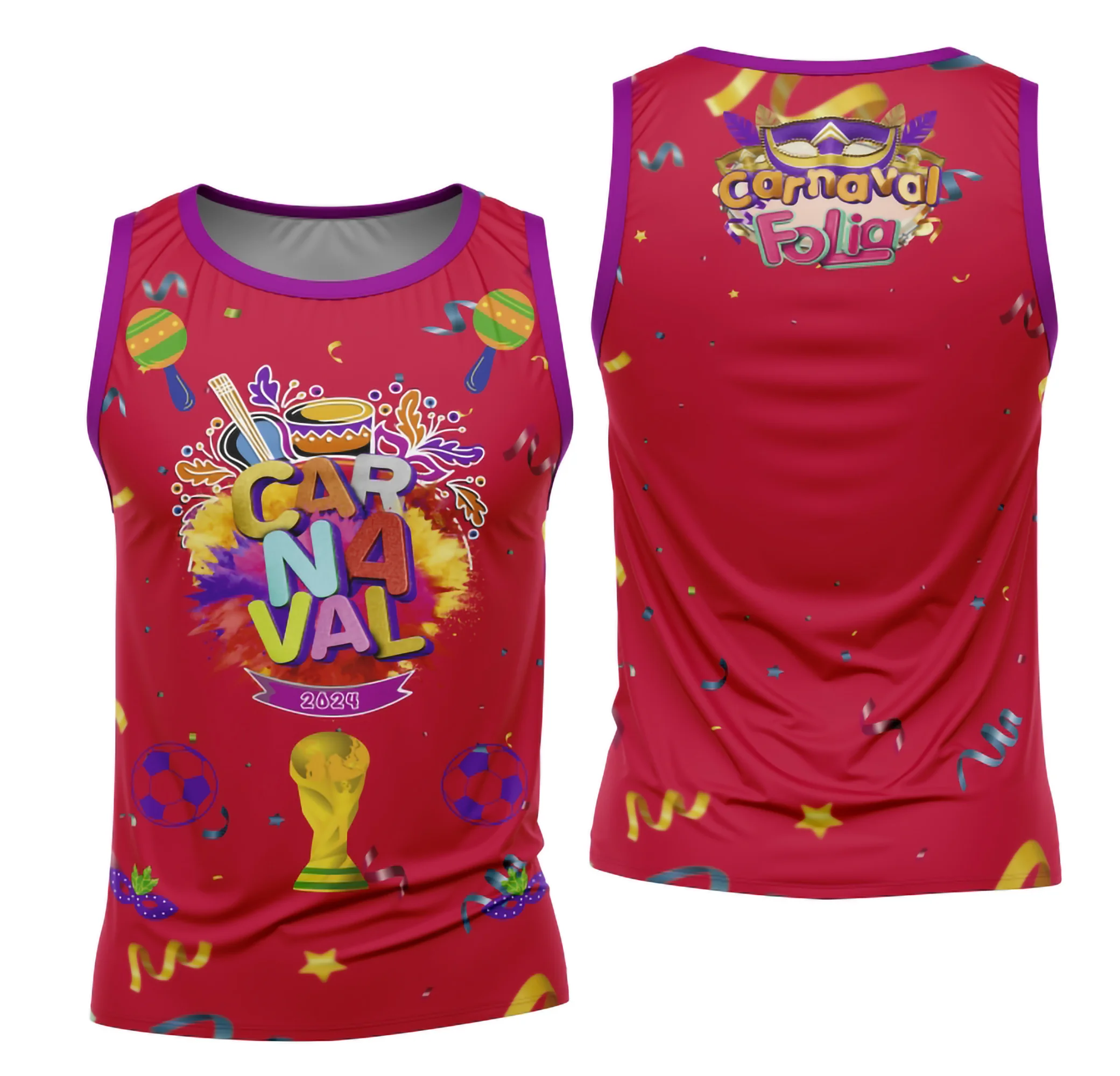 Camiseta unissex branca com logo no peito e estampa grande nas costas celebrando o Bloco Abadá do Carnaval 2026, perfeita para quem quer arrasar na folia.