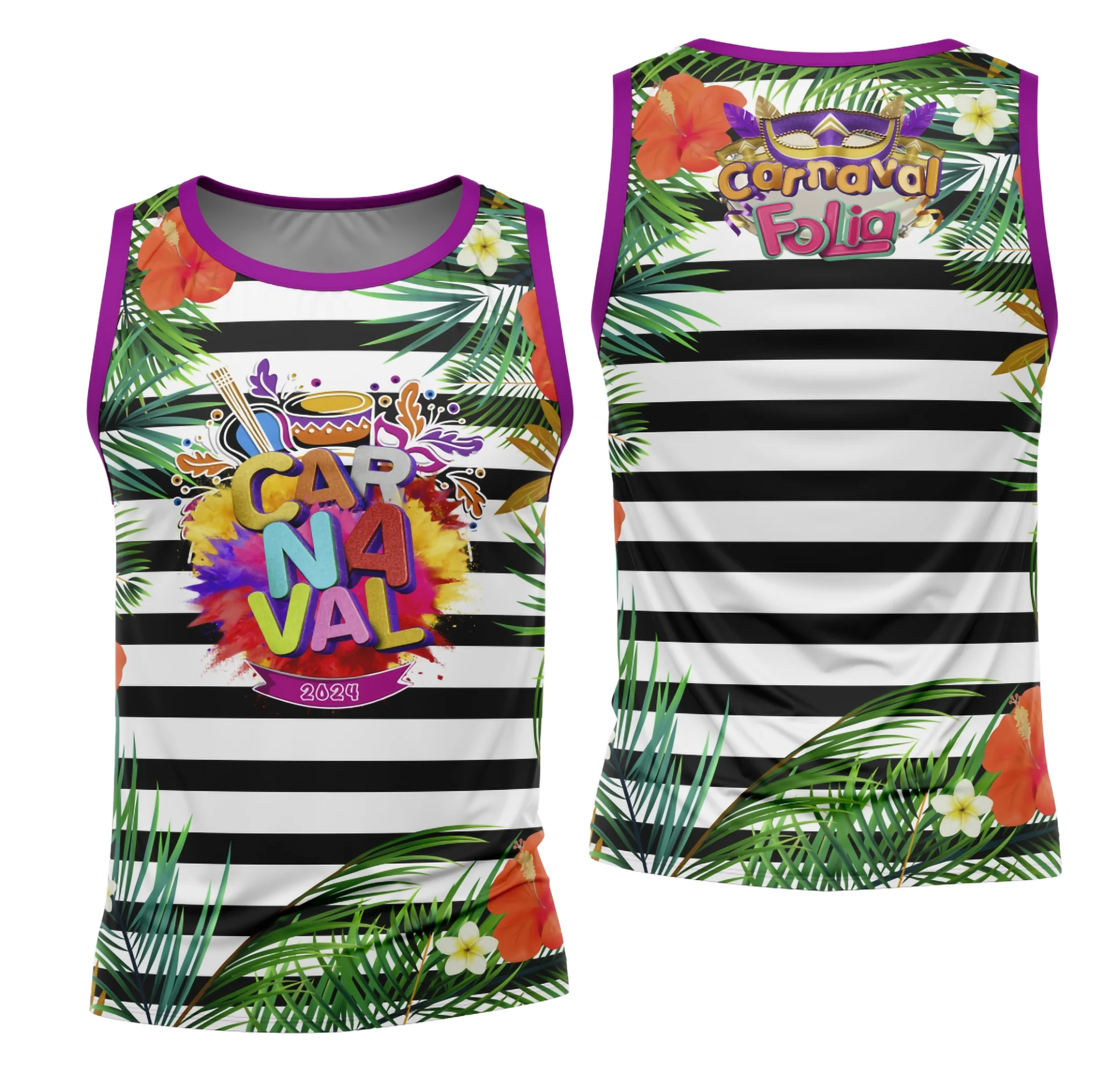 Camiseta unissex branca com logo no peito e estampa grande nas costas do Bloco Abadá para Carnaval 2026, design vibrante e moderno, perfeita para curtir a folia com estilo e conforto.