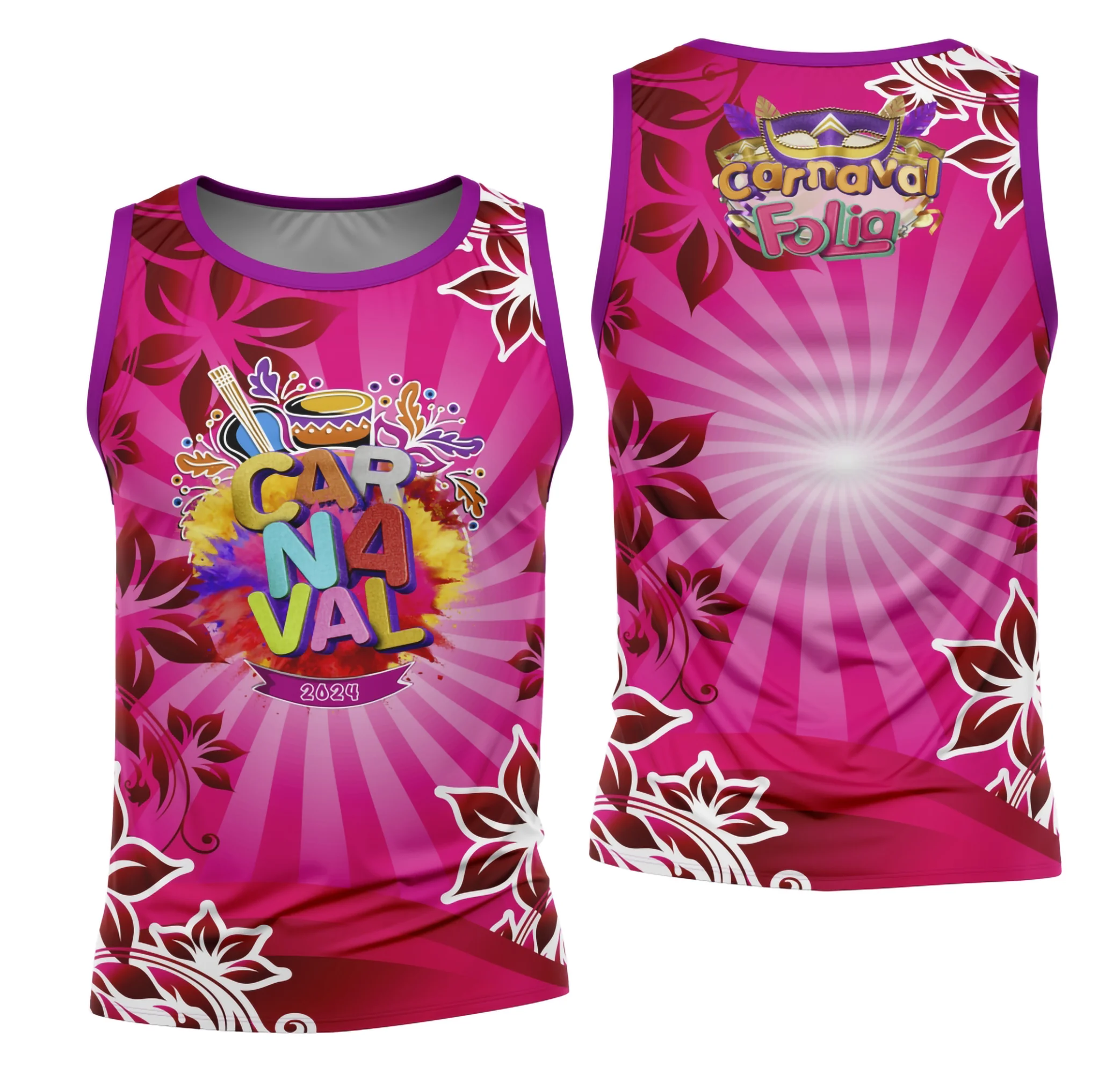 Camiseta unissex preta com logo no peito e estampa grande nas costas, tema Bloco Abadá Sublimação Carnaval 2026, modelo 42, ideal para festa e folia.