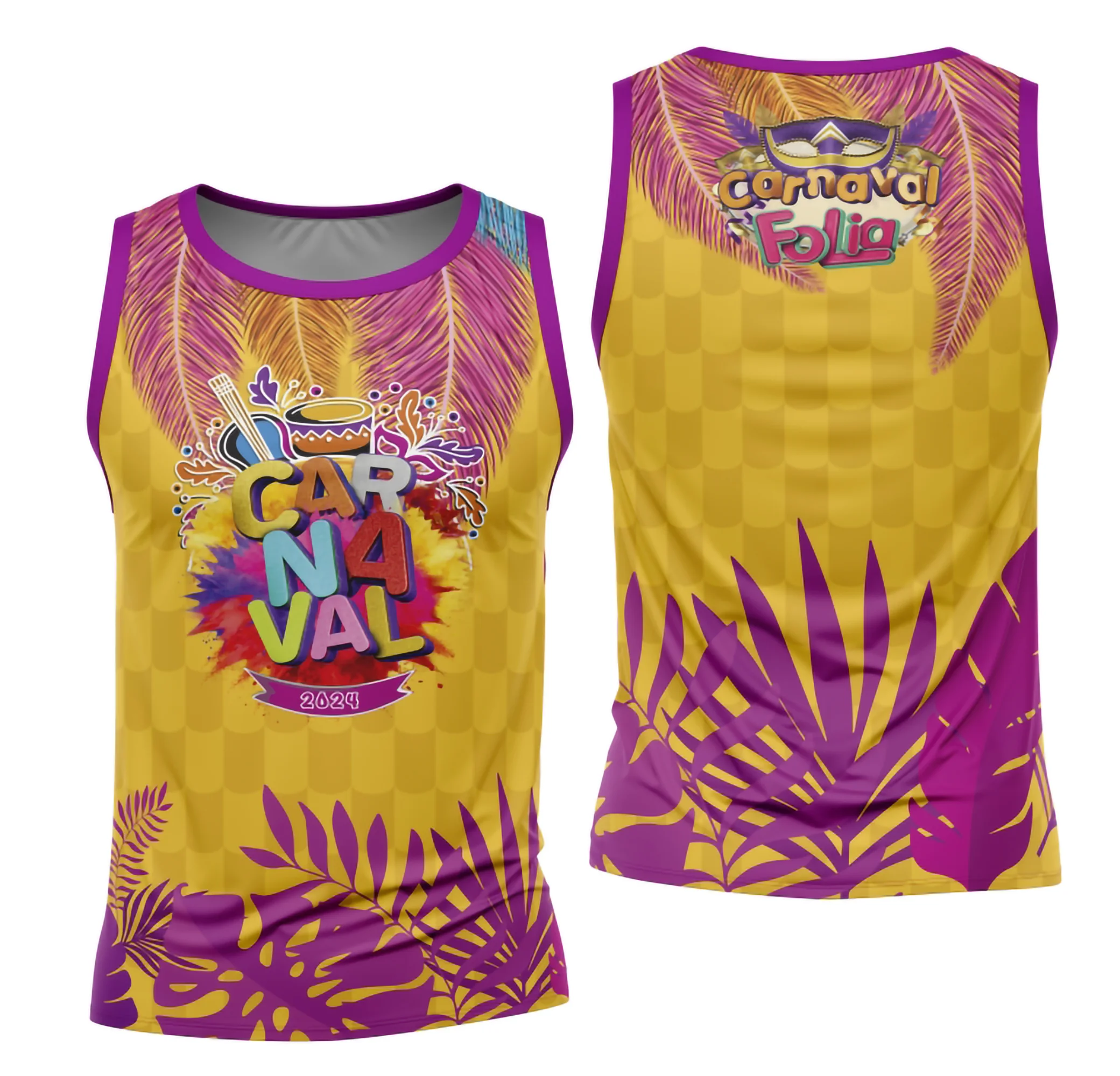 Camiseta unissex preta com logo no peito e estampa grande nas costas do Bloco Abadá Carnaval 2026, modelo 98, ideal para festas e eventos carnavalescos.