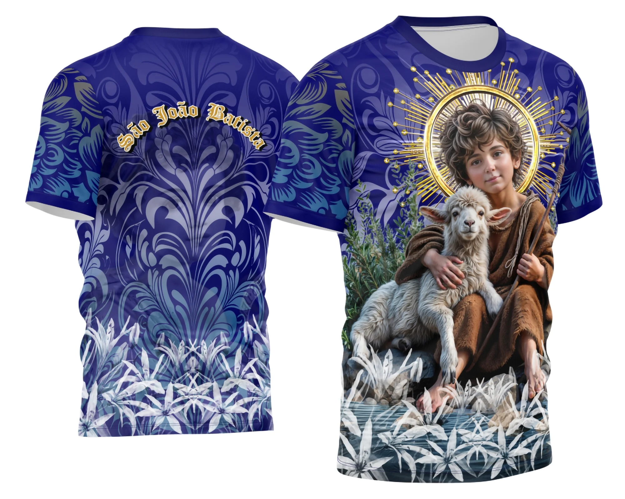 Arte Camisa Estampa Religião 2026 - São João Batista