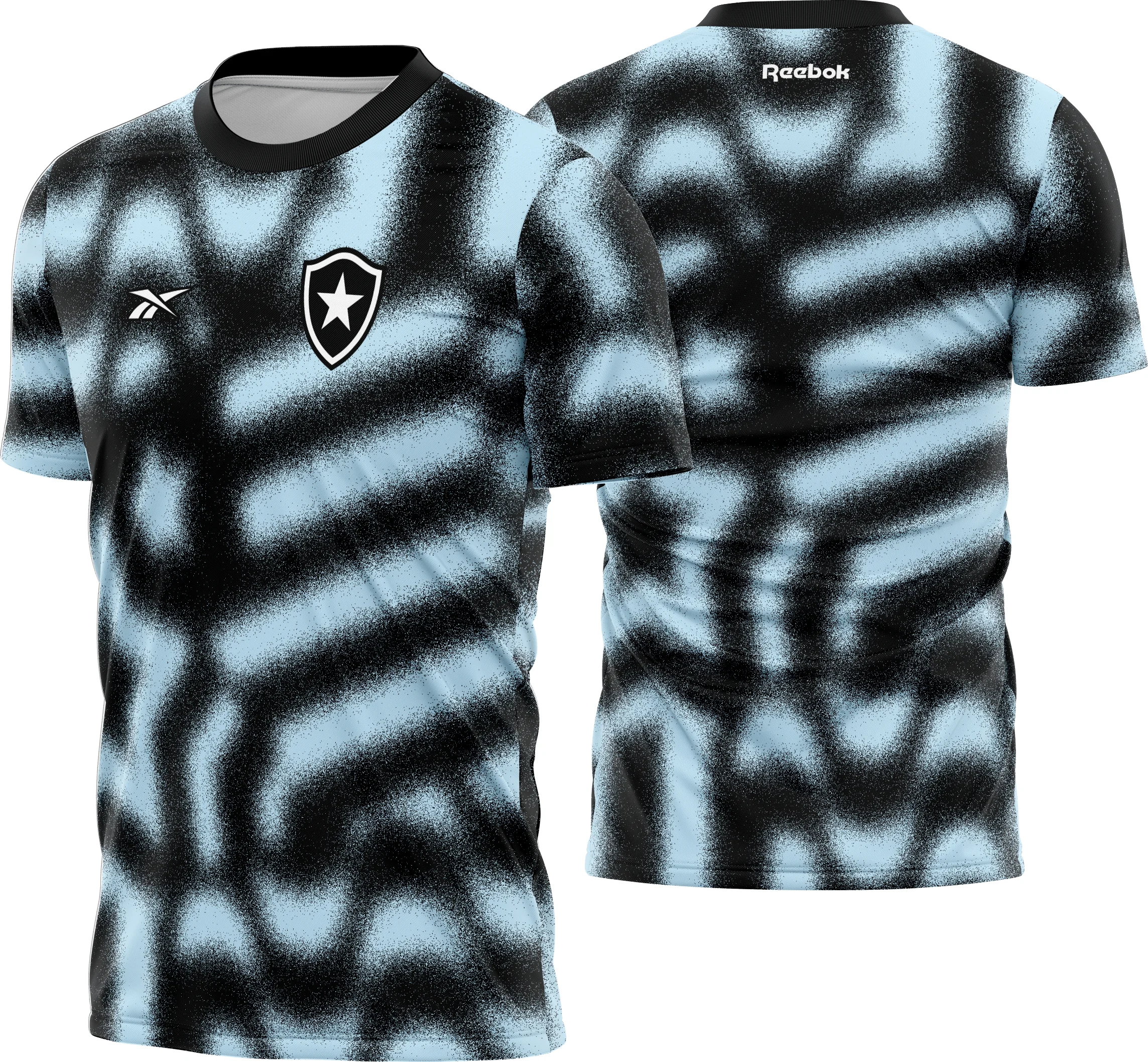 Arte Camisa Treino Atleta Botafogo - Azul - Preto 2023