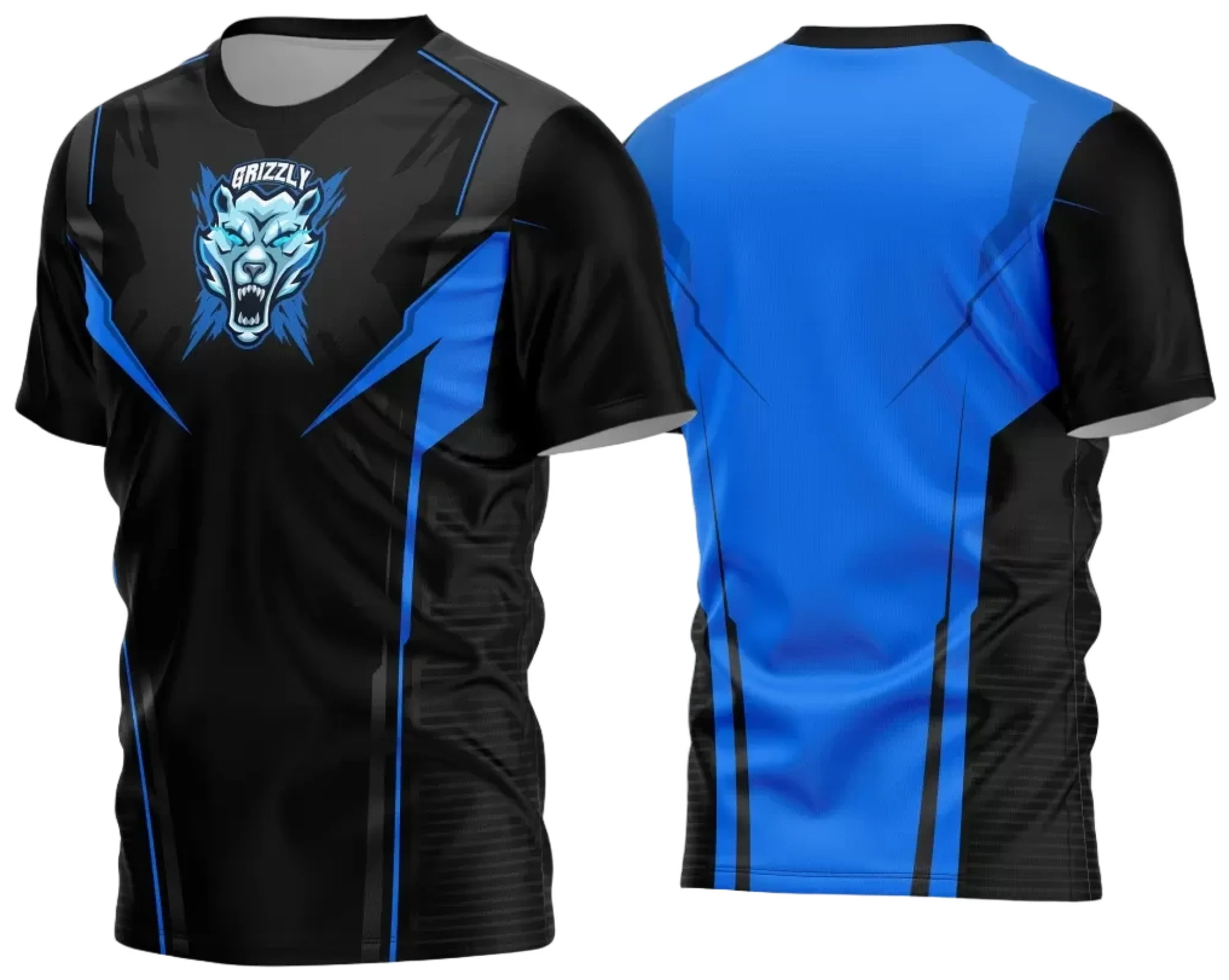 Camiseta unissex preta com logo no peito e estampa grande nas costas com tema Game 2024 2025, perfeita para fãs de jogos e estilo moderno.