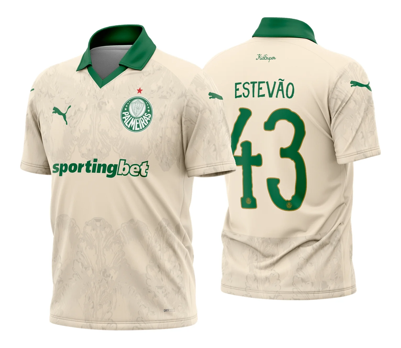 Arte Estampa Camisa Palmeiras Reserva CWC 2025 - 2026