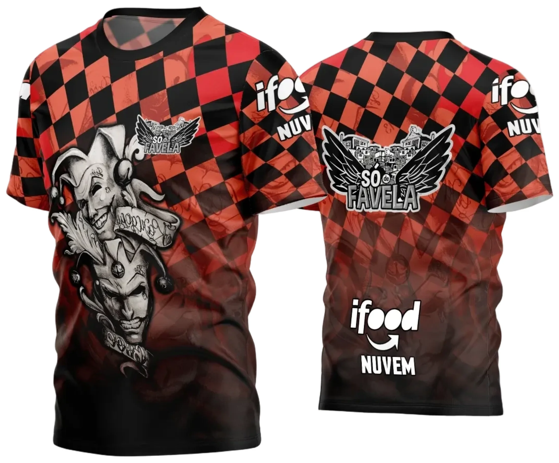 Camiseta unissex preta com logo no peito e estampa grande nas costas com design Camisa Quebrada 2024, visual moderno e descolado, ideal para quem busca estilo urbano.