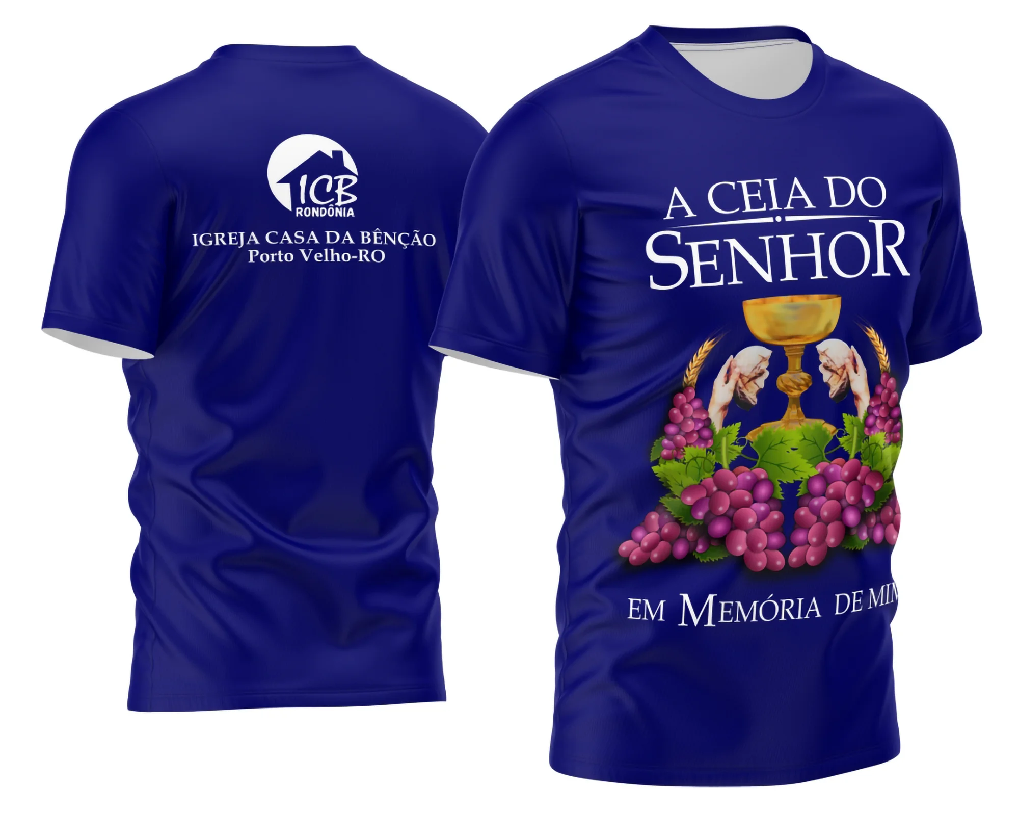 Arte Camisa Ceia do Senhor - Religião