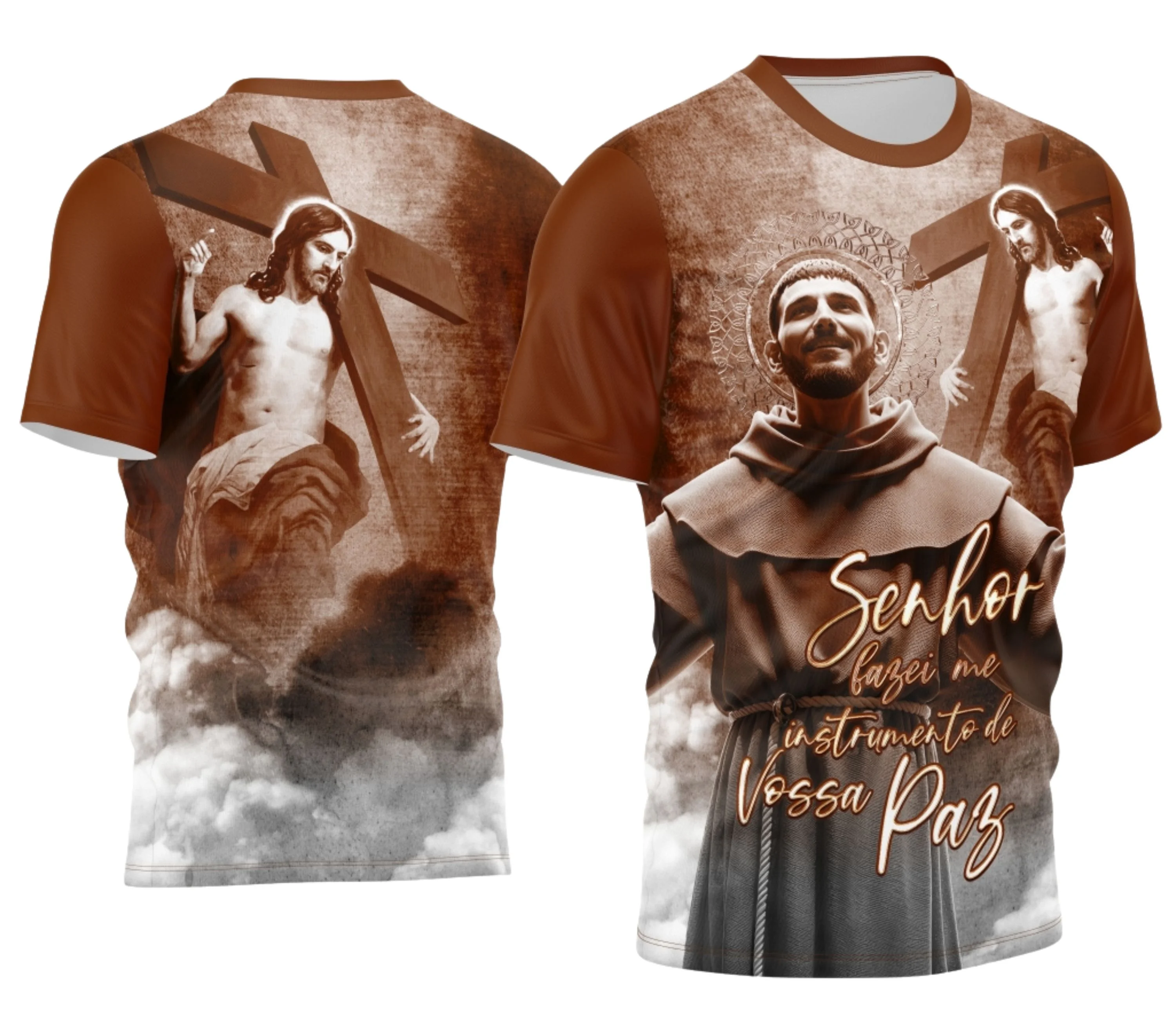 Arte Estampa Camisa São Francisco 2026 Religião