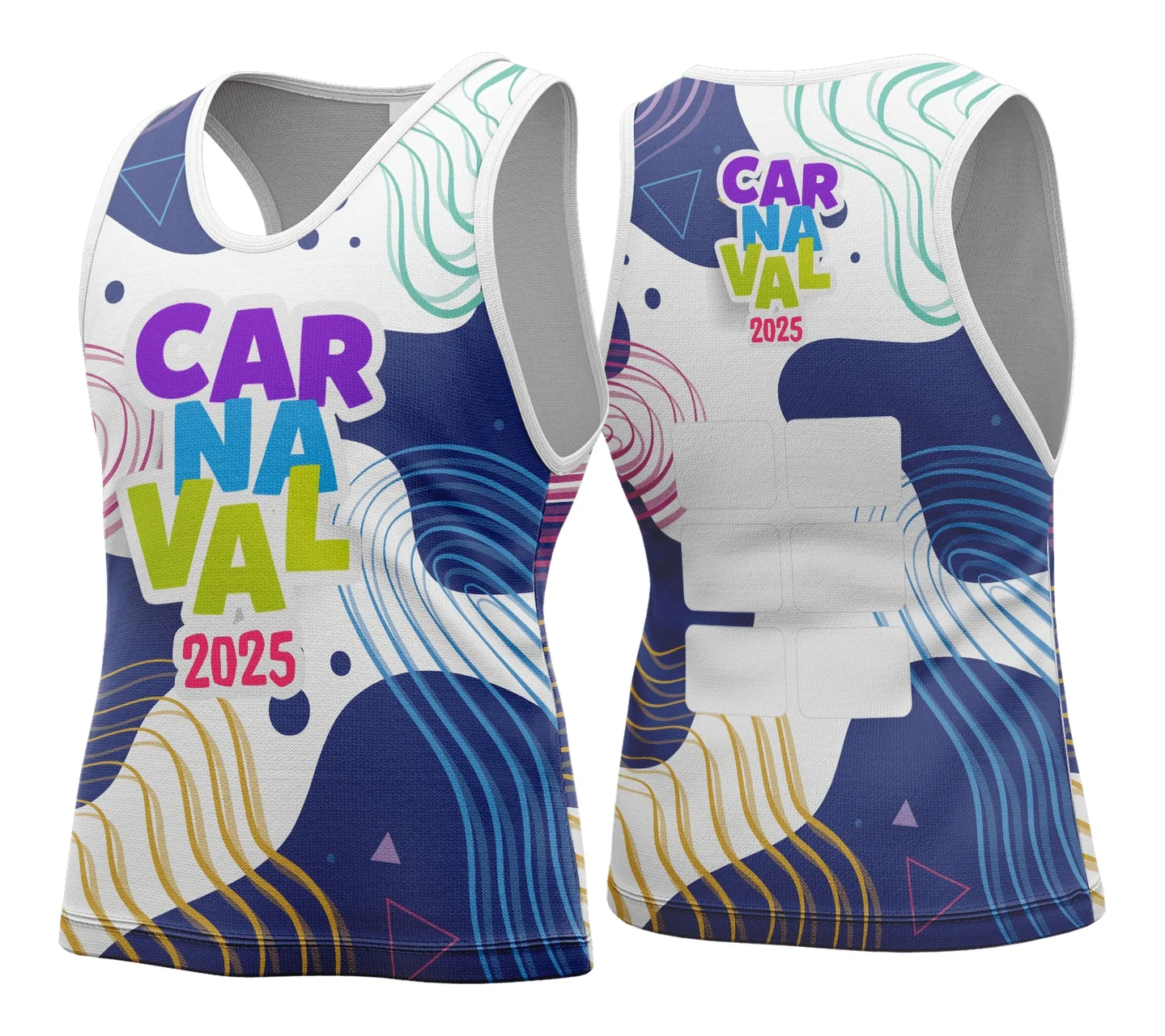 Camiseta unissex preta com logo no peito e estampa grande nas costas com tema Camisa Abadá Carnaval 2026 Modelo 172, perfeita para festas e eventos carnavalescos.
