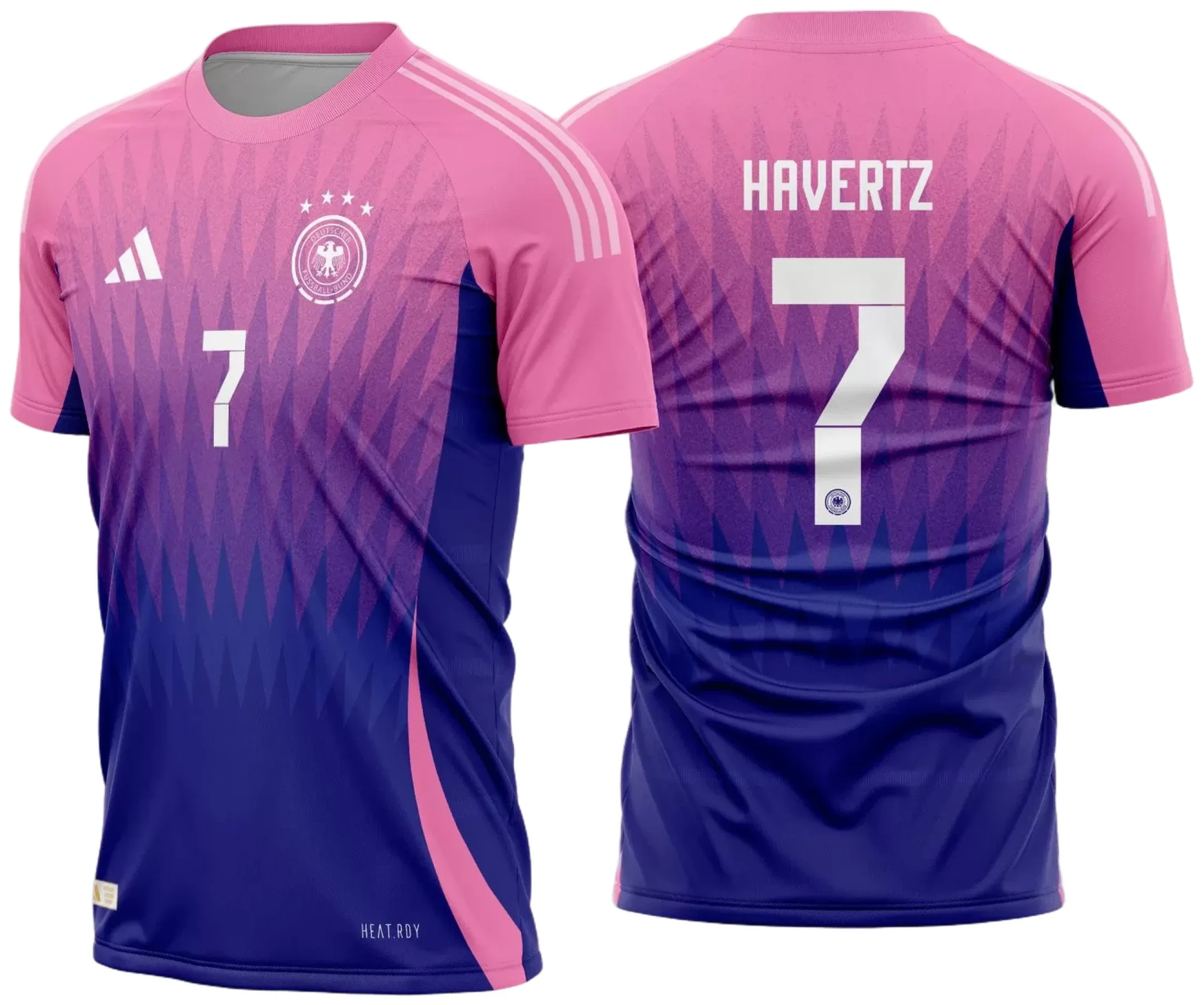 Camiseta unissex preta com logo no peito e estampa grande nas costas inspirada na camisa Alemanha Reserva 2024-2025, ideal para fãs e torcedores, design moderno e marcante.