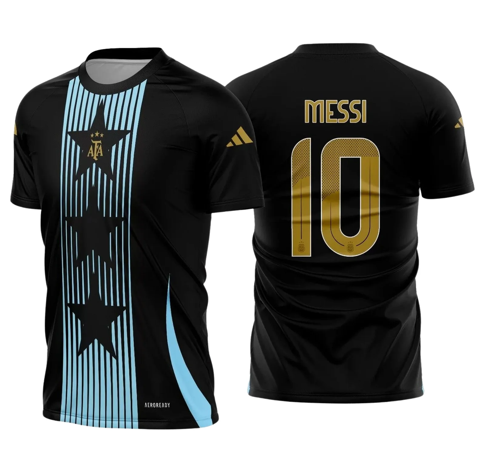 Arte Vetor Camisa Argentina Pré-Jogo 2024 - 2025