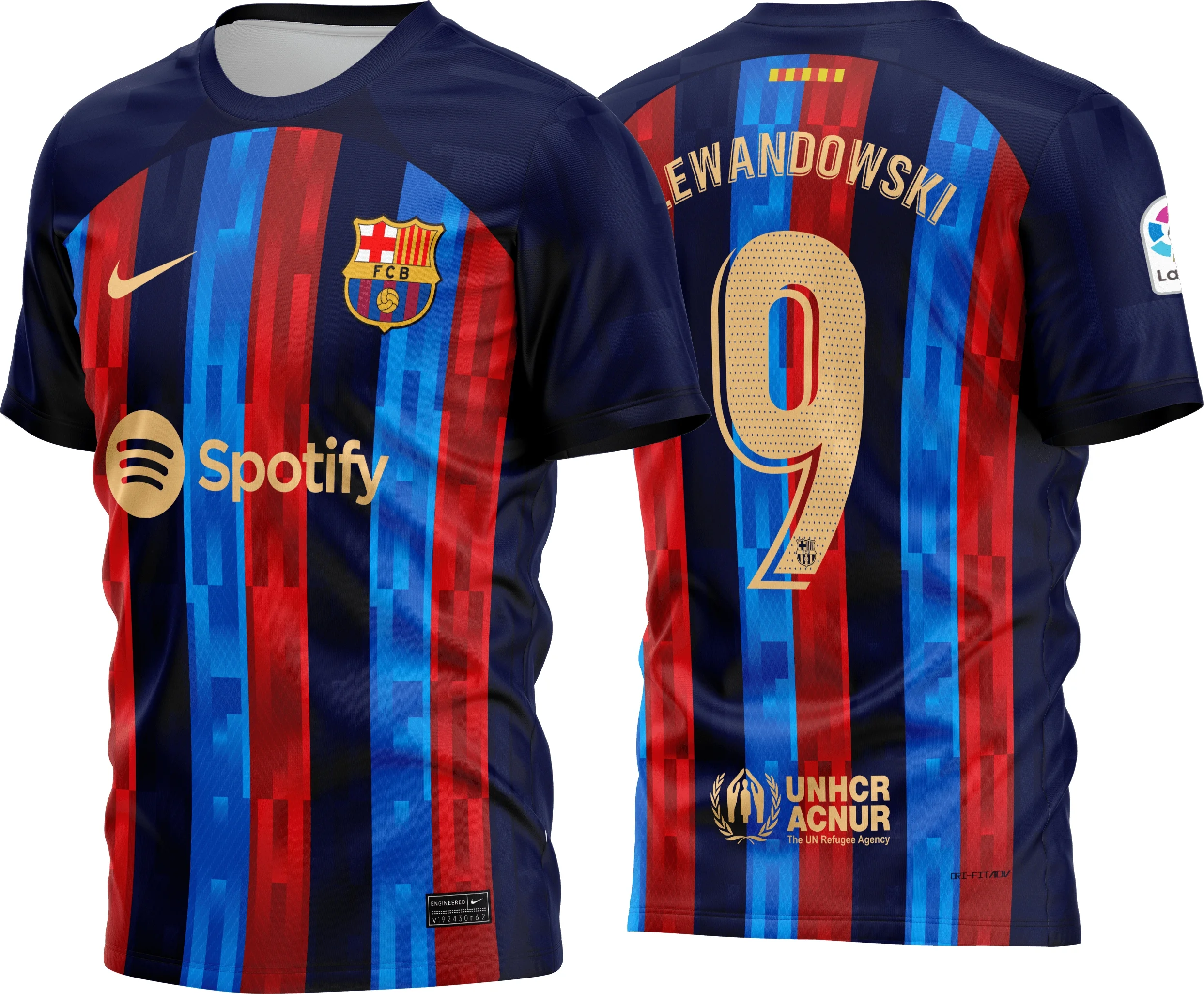 Arte Vetor Camisa Barcelona Titular 2022-2023