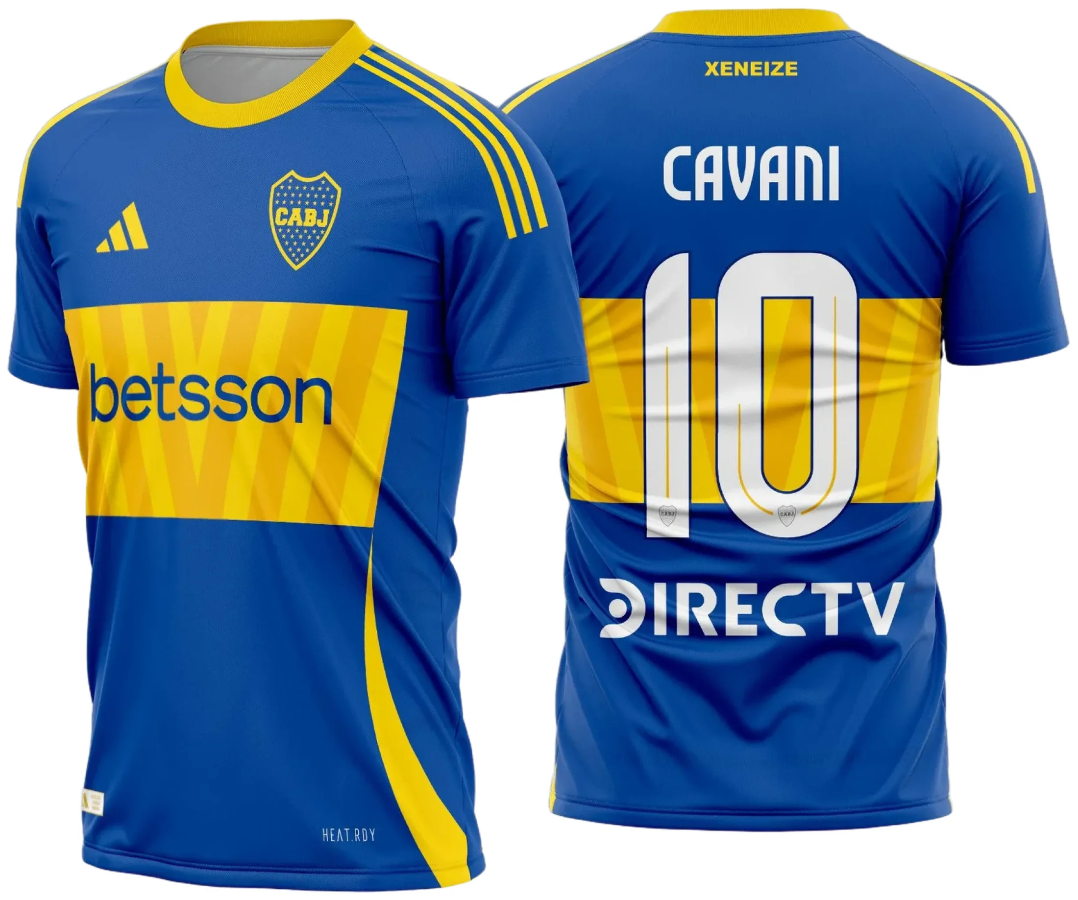 Arte Vetor Camisa Boca Juniors Titular 2024 - 2025