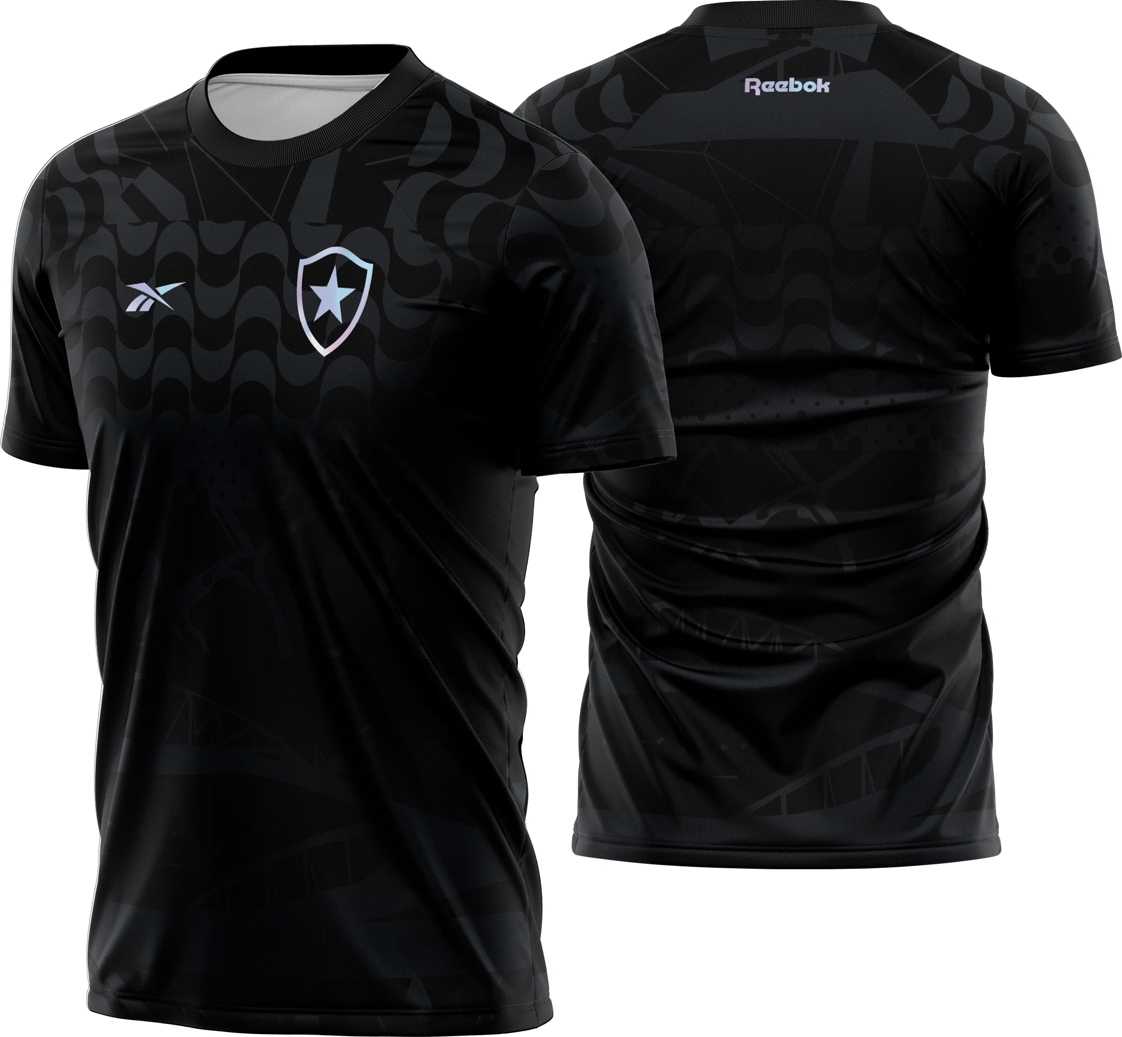 Arte Vetor Camisa Botafogo Pré-Jogo 2023-24