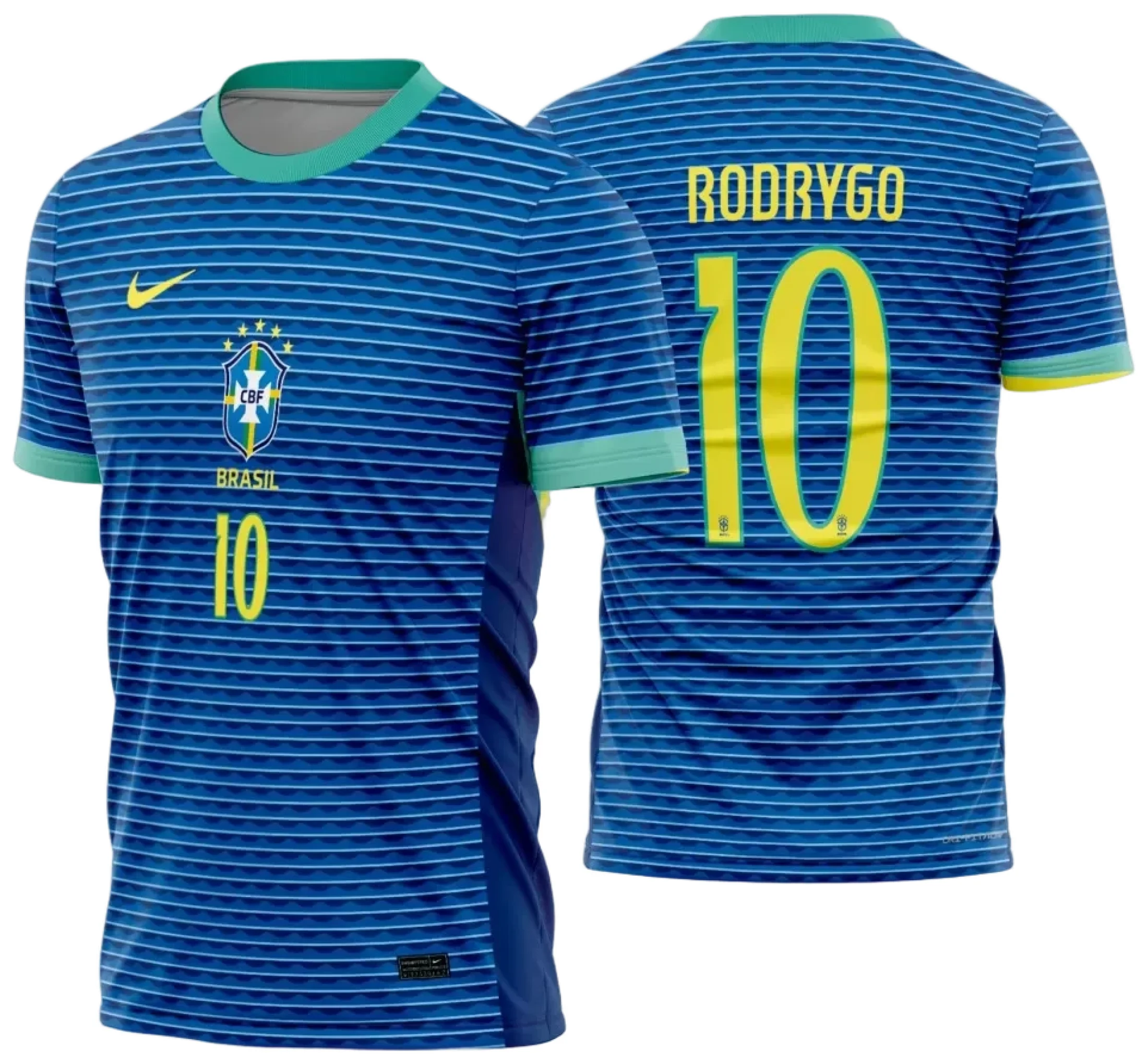 Arte Vetor Camisa Brasil Reserva 2024 - 2025