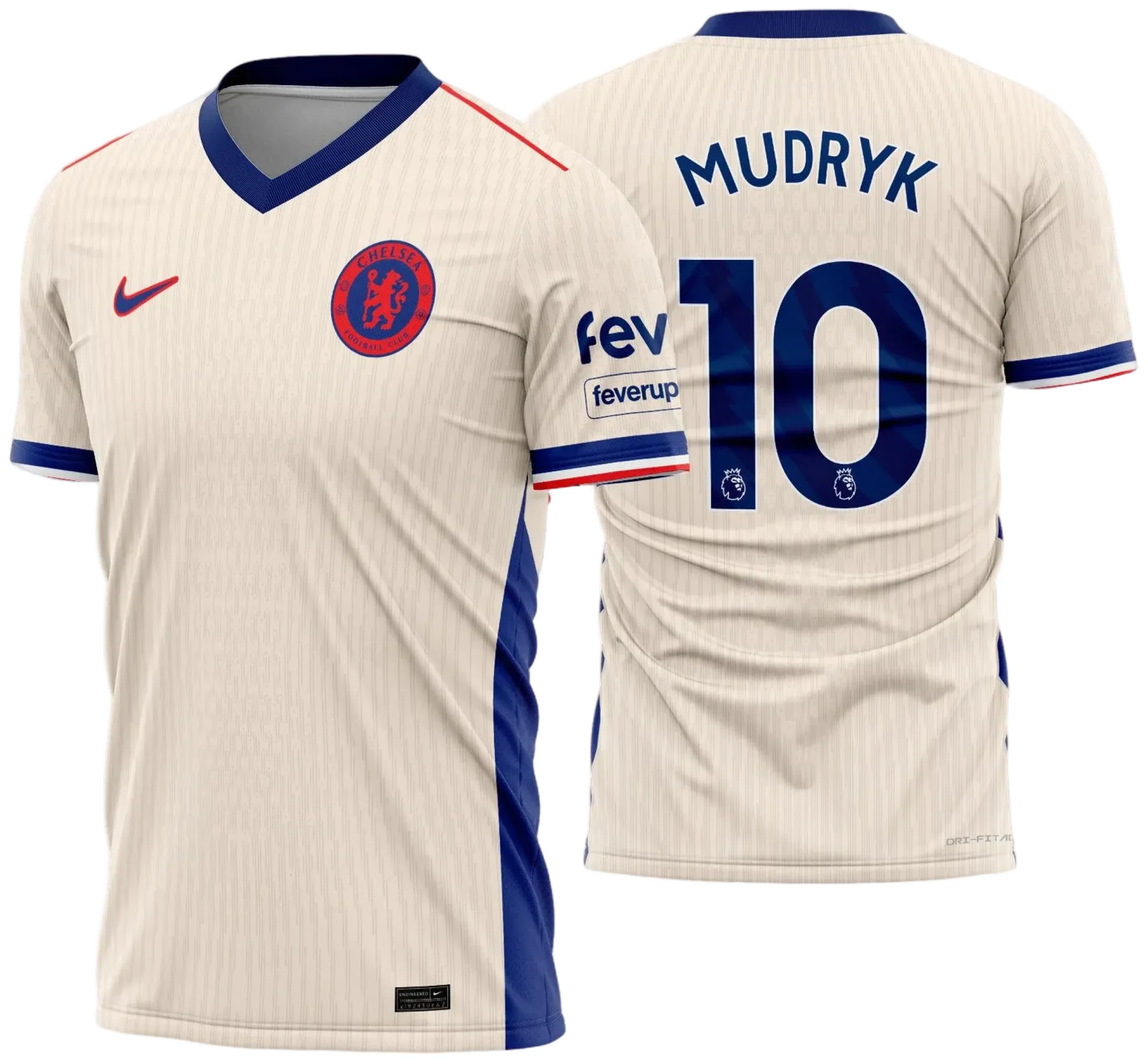 Camiseta unissex preta com logo no peito e estampa grande nas costas das temporadas Chelsea Reserva 2024 - 2025, estilo moderno e esportivo para fãs do time.