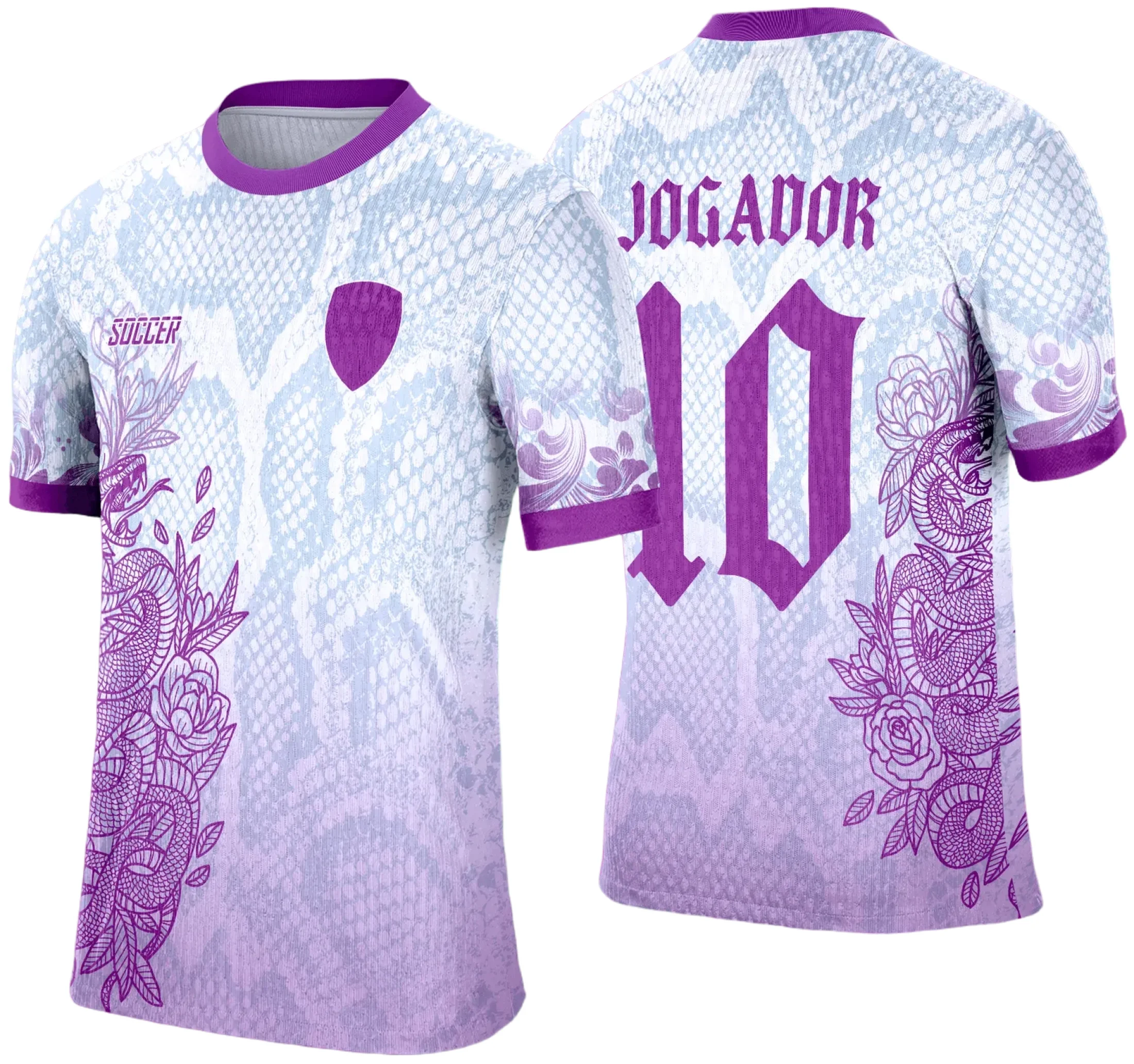 Camiseta unissex preta com logo no peito e estampa grande nas costas mostrando serpente como tema do Interclasse Escolar 2025, perfeita para uso em eventos escolares.