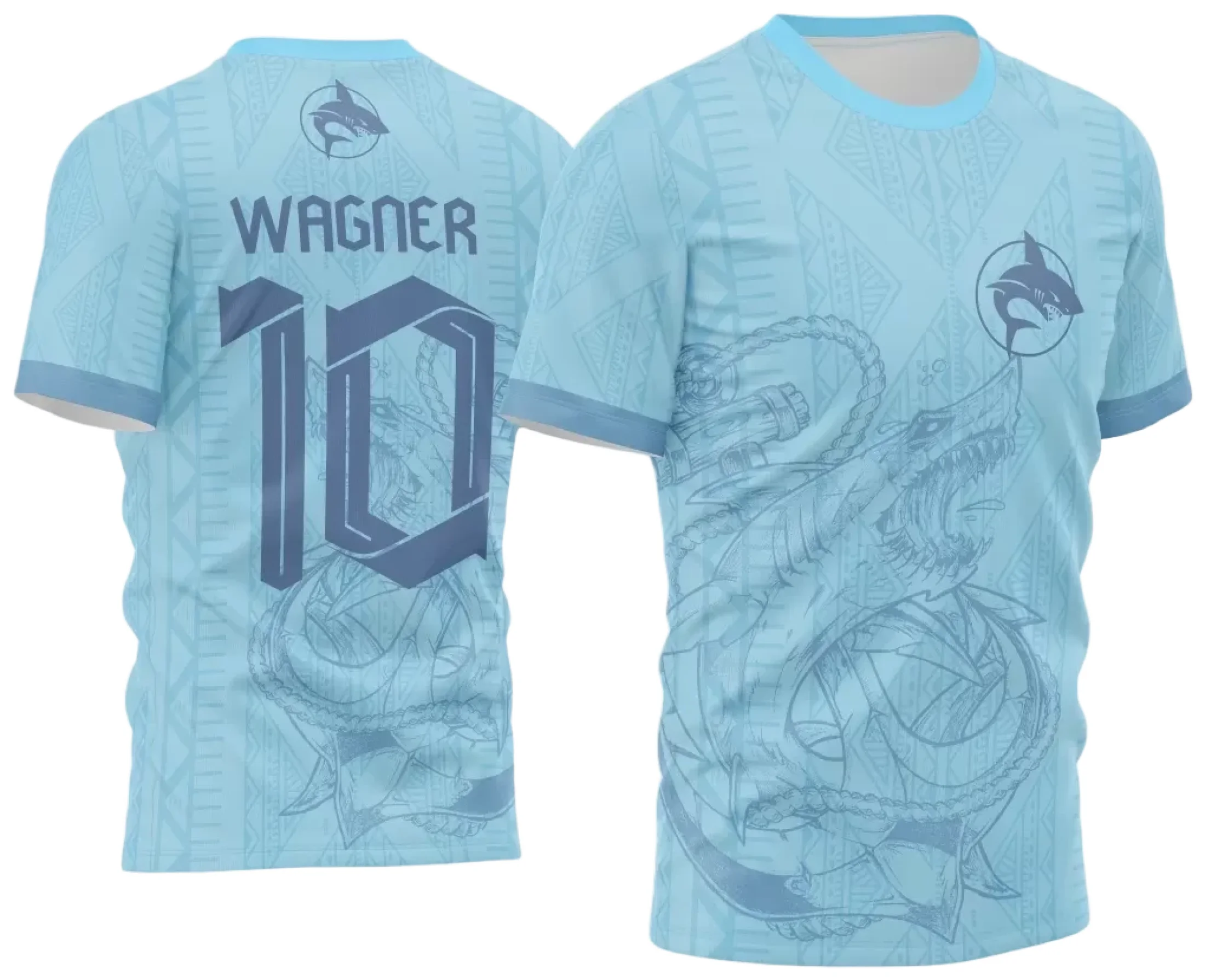 Arte Vetor Camisa de Interclasse Tubarão 2024 - 2025