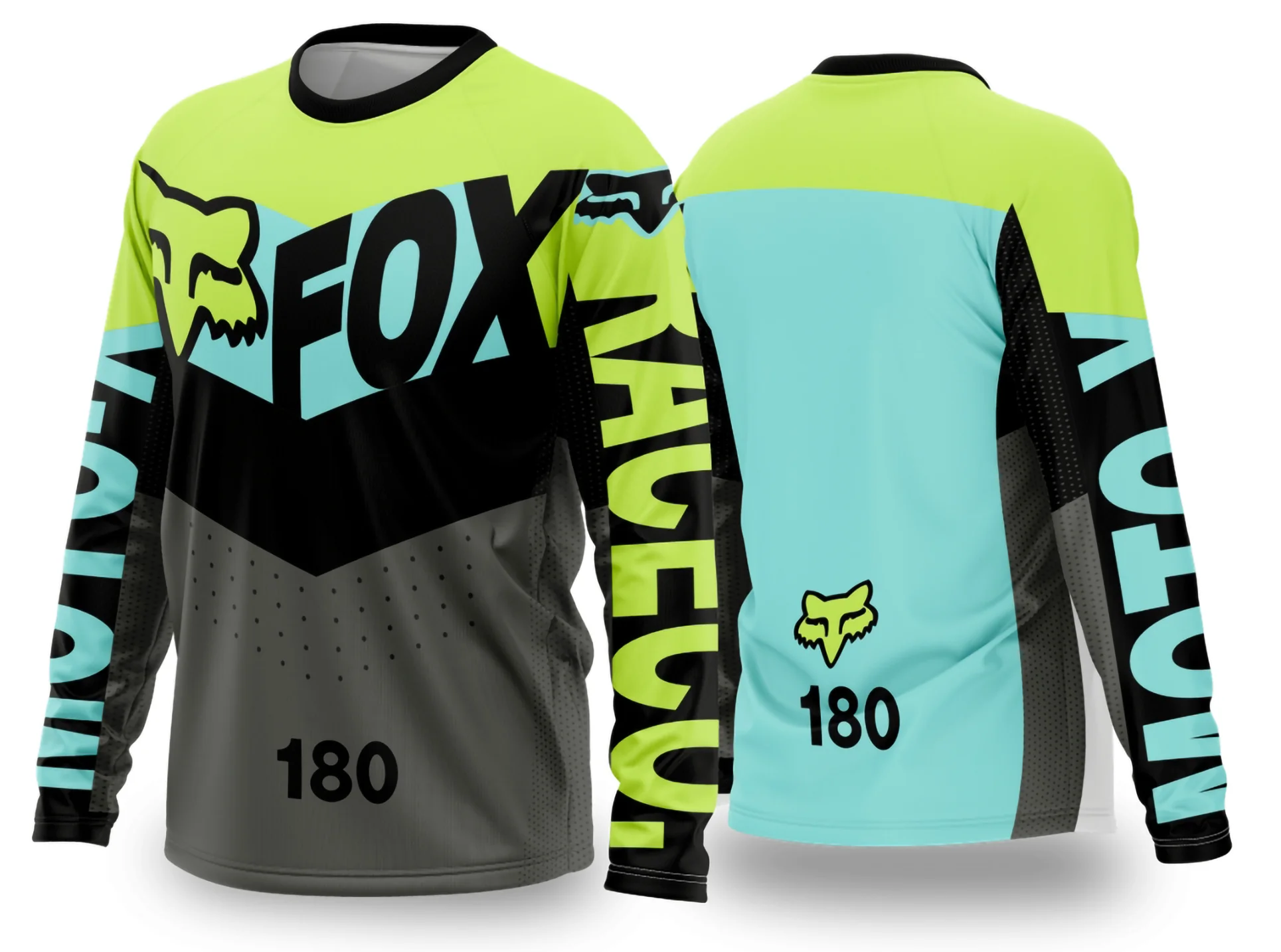 Camiseta unissex preta com logo no peito e estampa grande nas costas, com tema Motocross 2024-2025, trazendo estilo radical e moderno para os fãs do esporte.