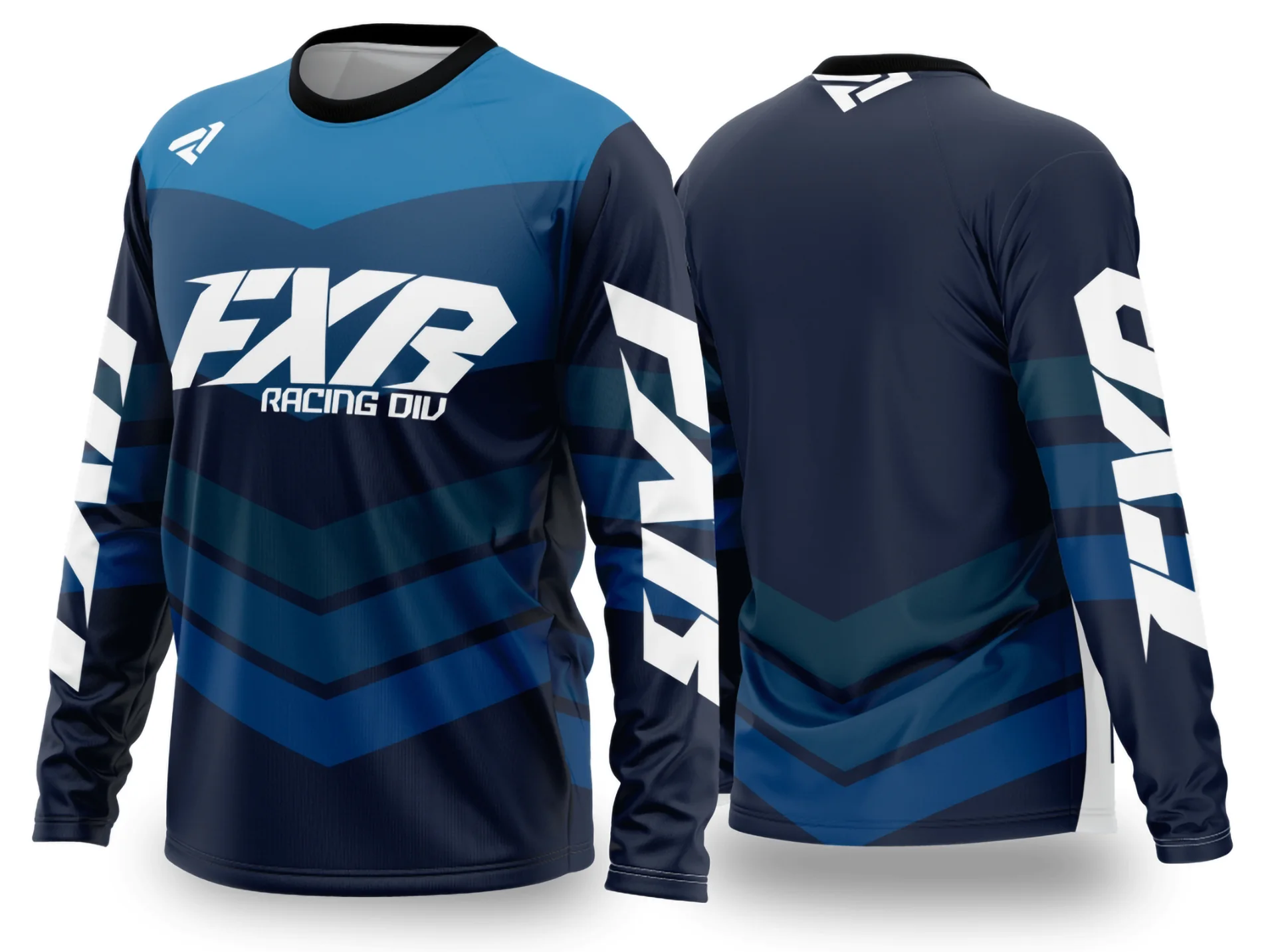 Camiseta unissex preta com logo no peito e estampa grande nas costas que mostra o tema Motocross 2024 2025, perfeita para fãs e pilotos que amam velocidade e adrenalina.