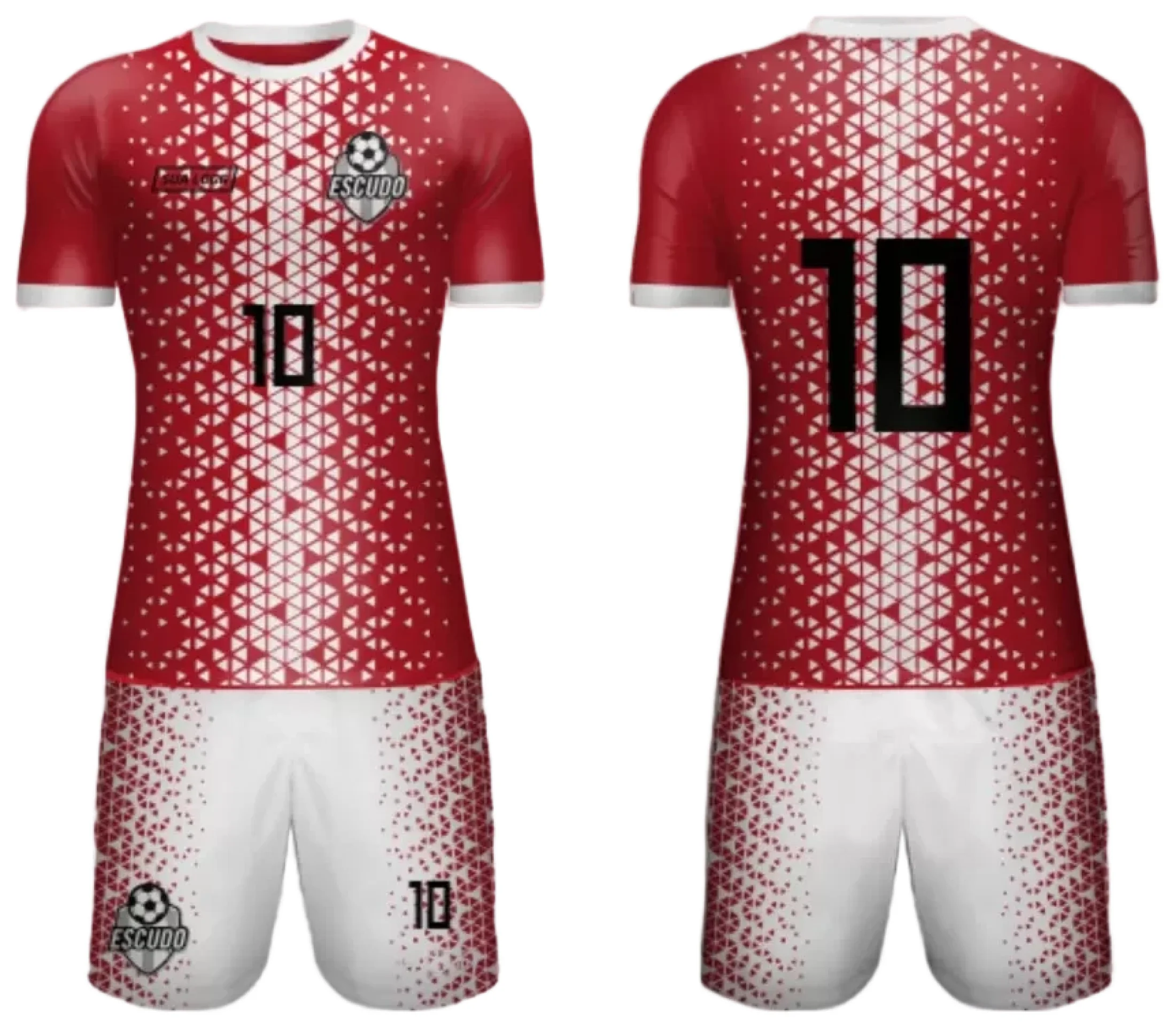 Camiseta unissex com base preta, logo no peito discreto e estampa grande nas costas com design de time amador 2024 modelo 13, ideal para jogos e torcida.