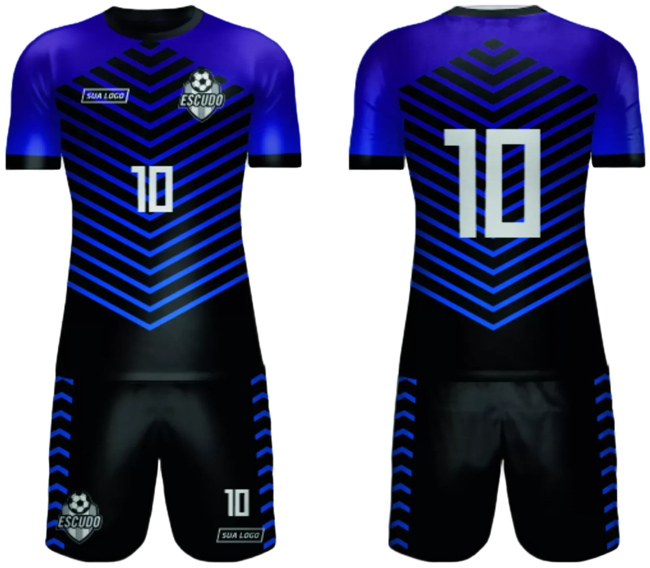 Camiseta unissex preta com logo no peito e estampa grande nas costas, tema da Camisa de Time Amador 2024 Modelo 78, ótima para jogadores e torcedores.