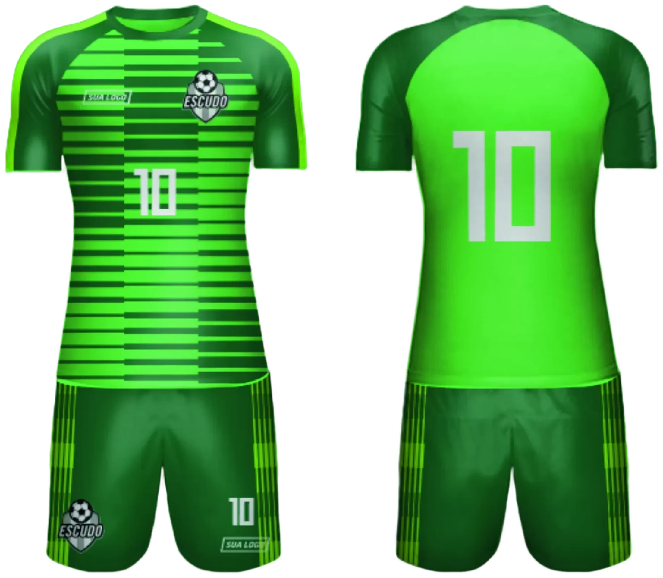 Camiseta unissex preta com logo no peito e estampa grande nas costas, inspirada na Camisa de Time Amador 2024 Modelo 136, ideal para times amadores com estilo moderno e marcante.