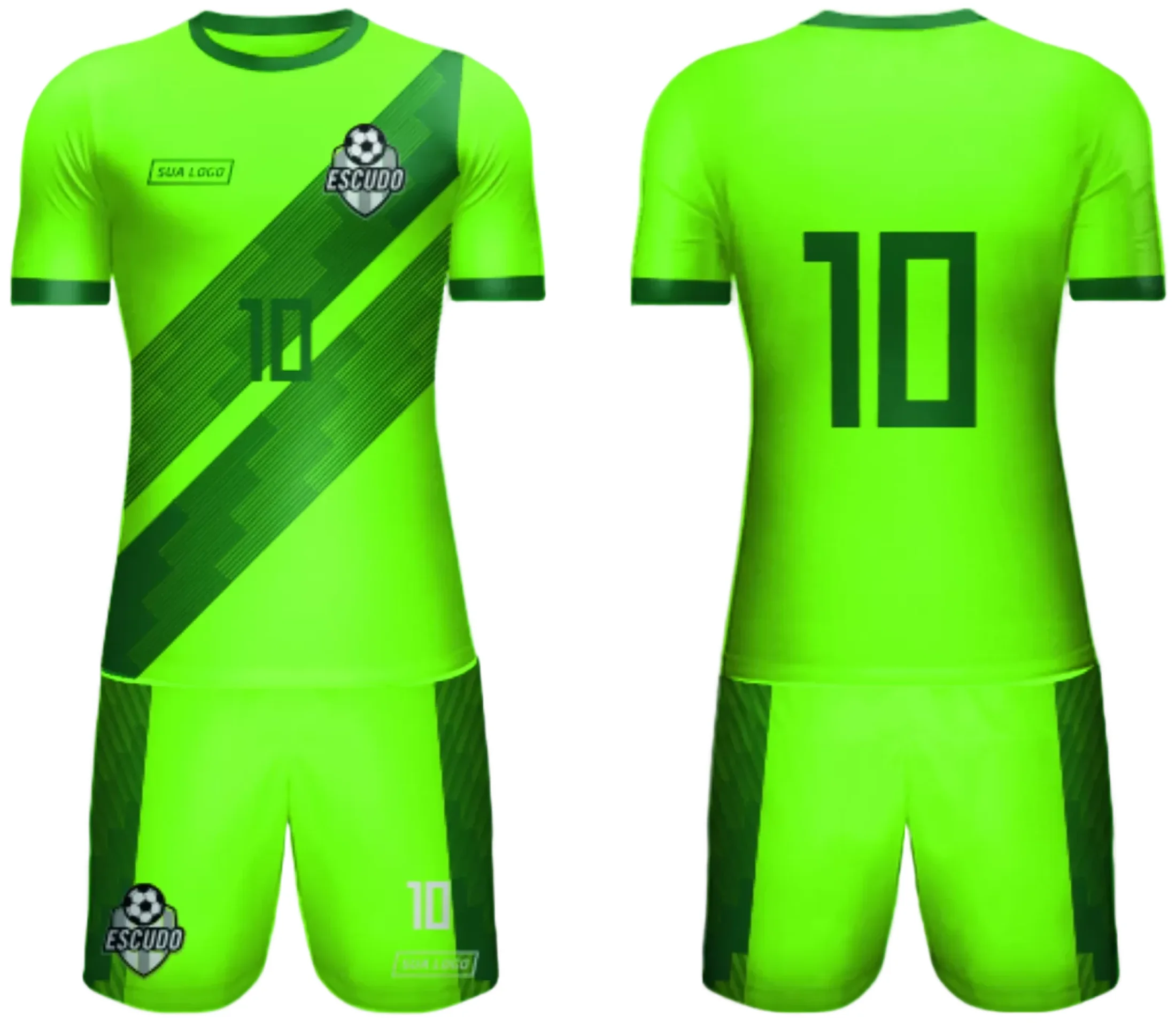 Camiseta unissex branca com logo no peito e estampa grande nas costas do time amador 2024, modelo 139, perfeita para jogos e eventos esportivos.