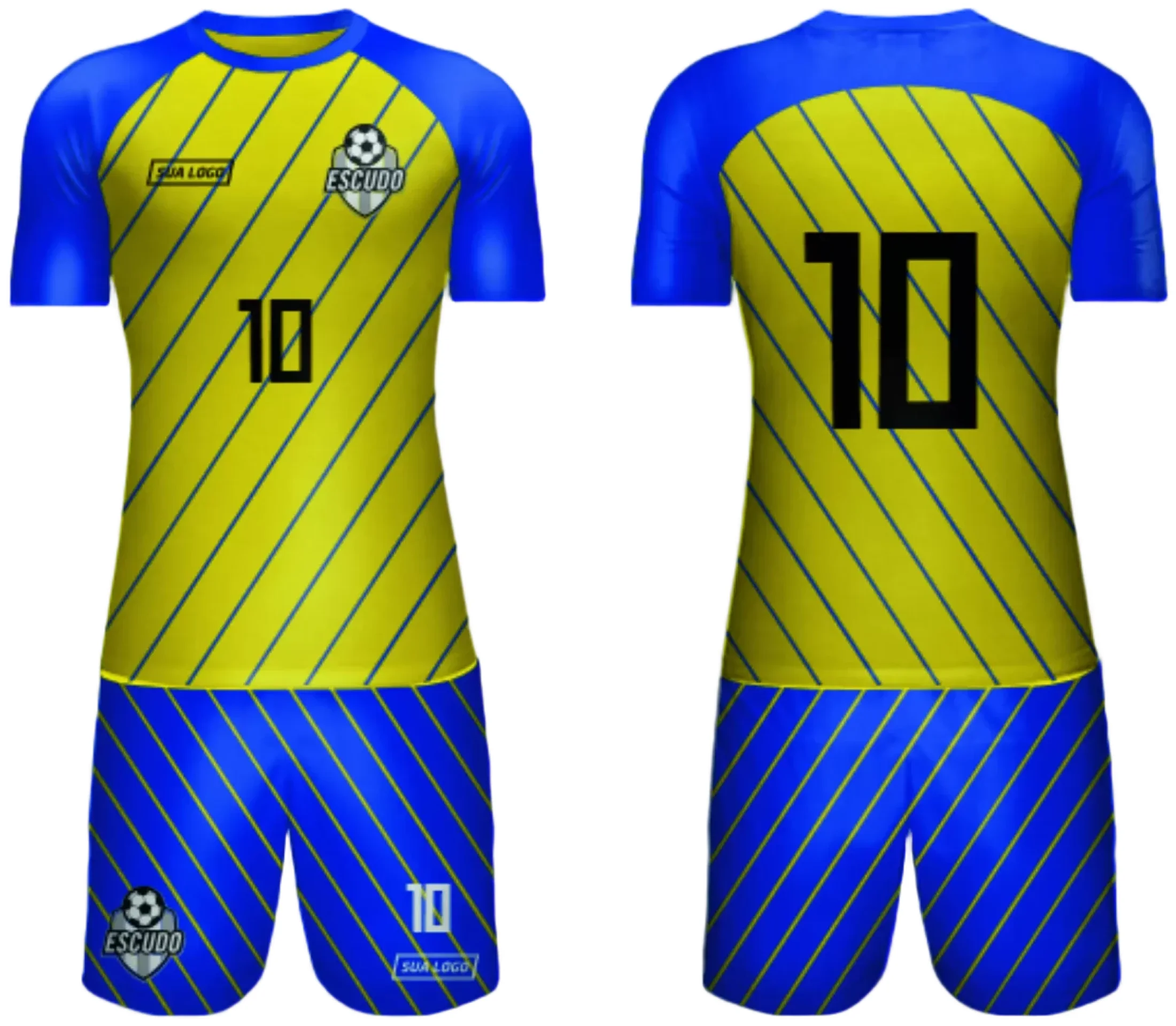 Camiseta unissex preta com logo no peito e estampa grande nas costas, com design exclusivo de time amador 2024 modelo 143, perfeita para torcedores e equipes em destaque.