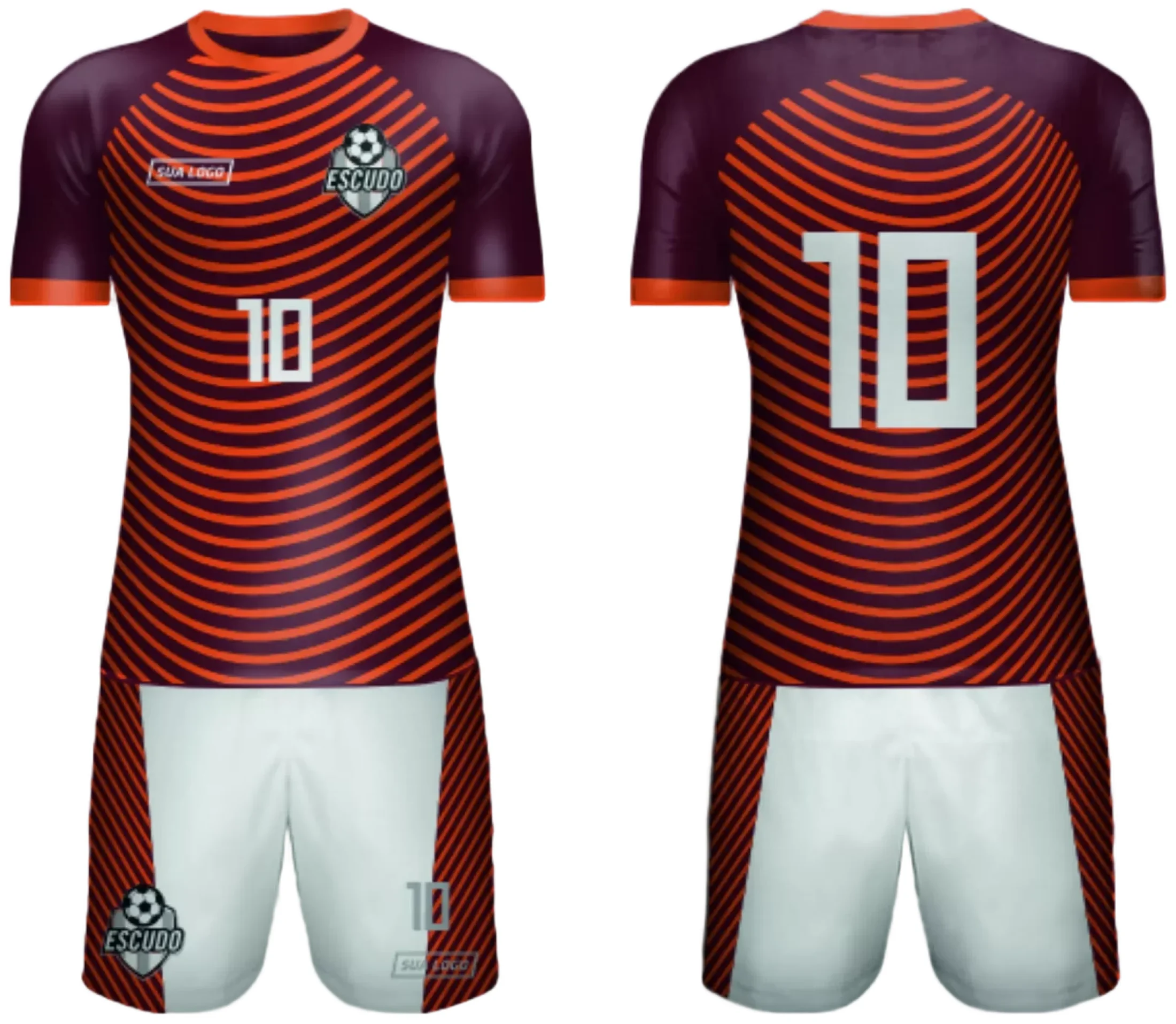 Camiseta unissex branca com logo no peito e estampa grande nas costas, inspirada no design do time amador 2024 Modelo 177, ideal para confraternizações e jogos.