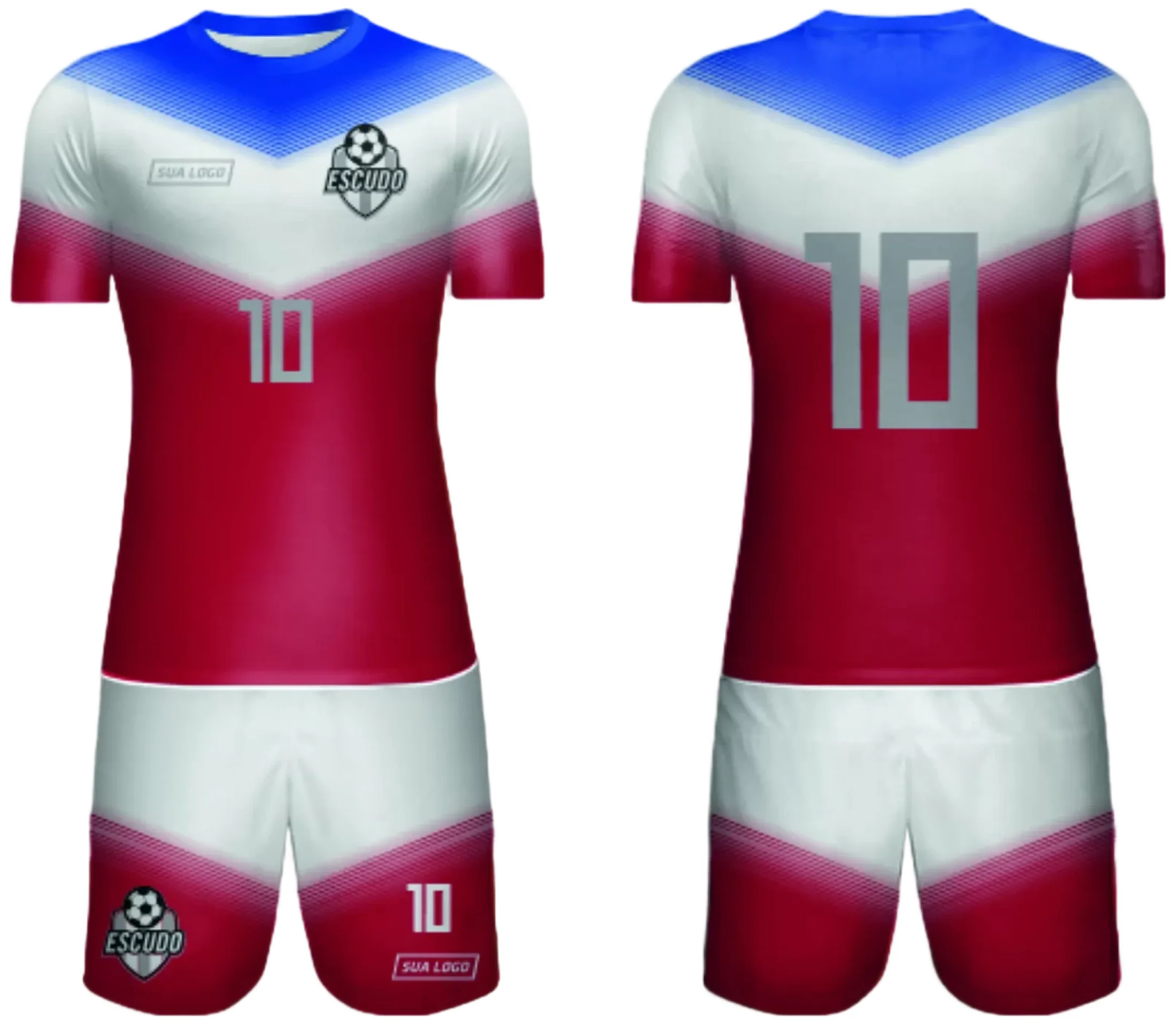 Camiseta unissex preta com logo no peito e estampa grande nas costas do time amador 2024 modelo 195, design moderno e confortável para esportes e eventos.