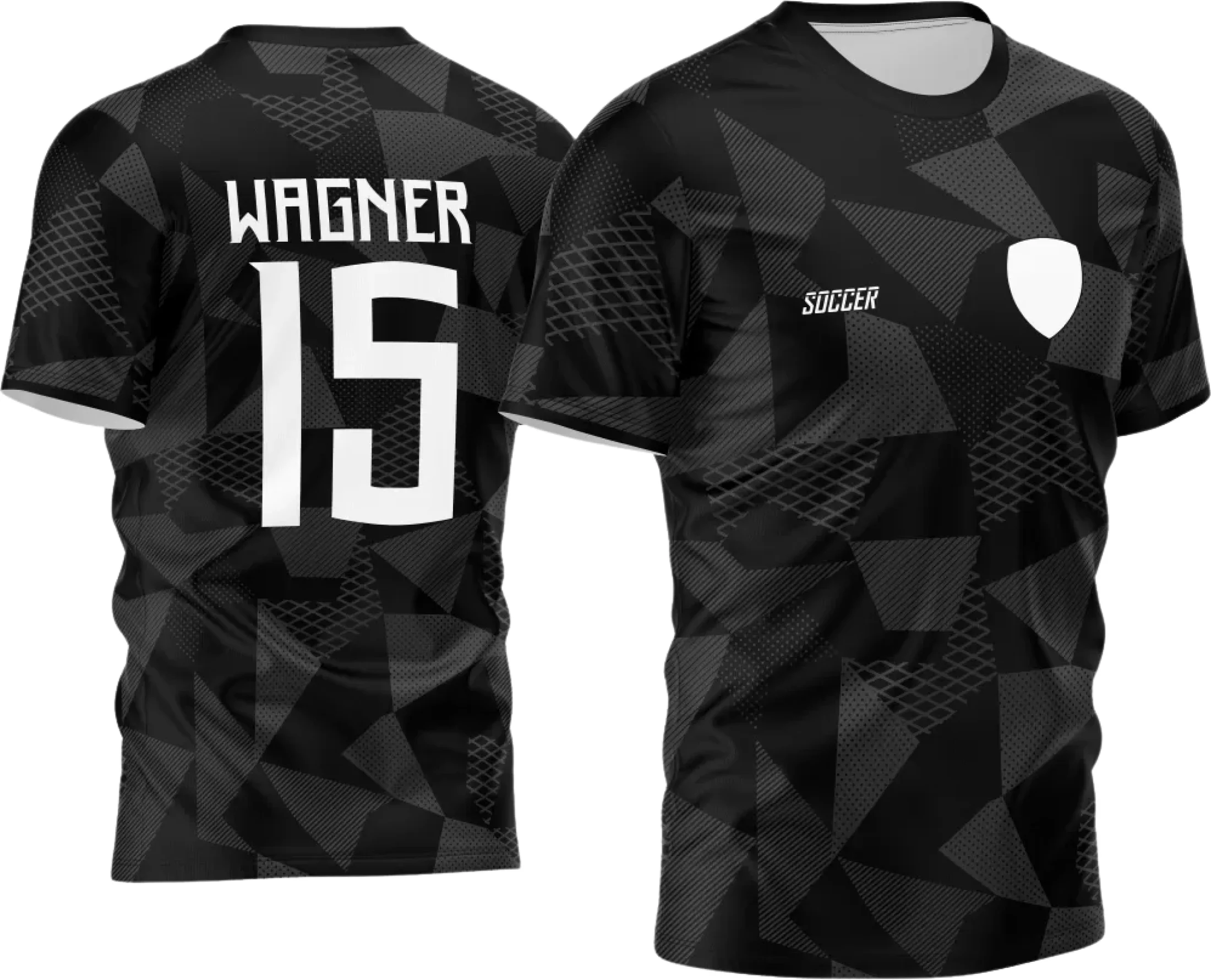 Arte Vetor Camisa de Time Amador 2024 Preta