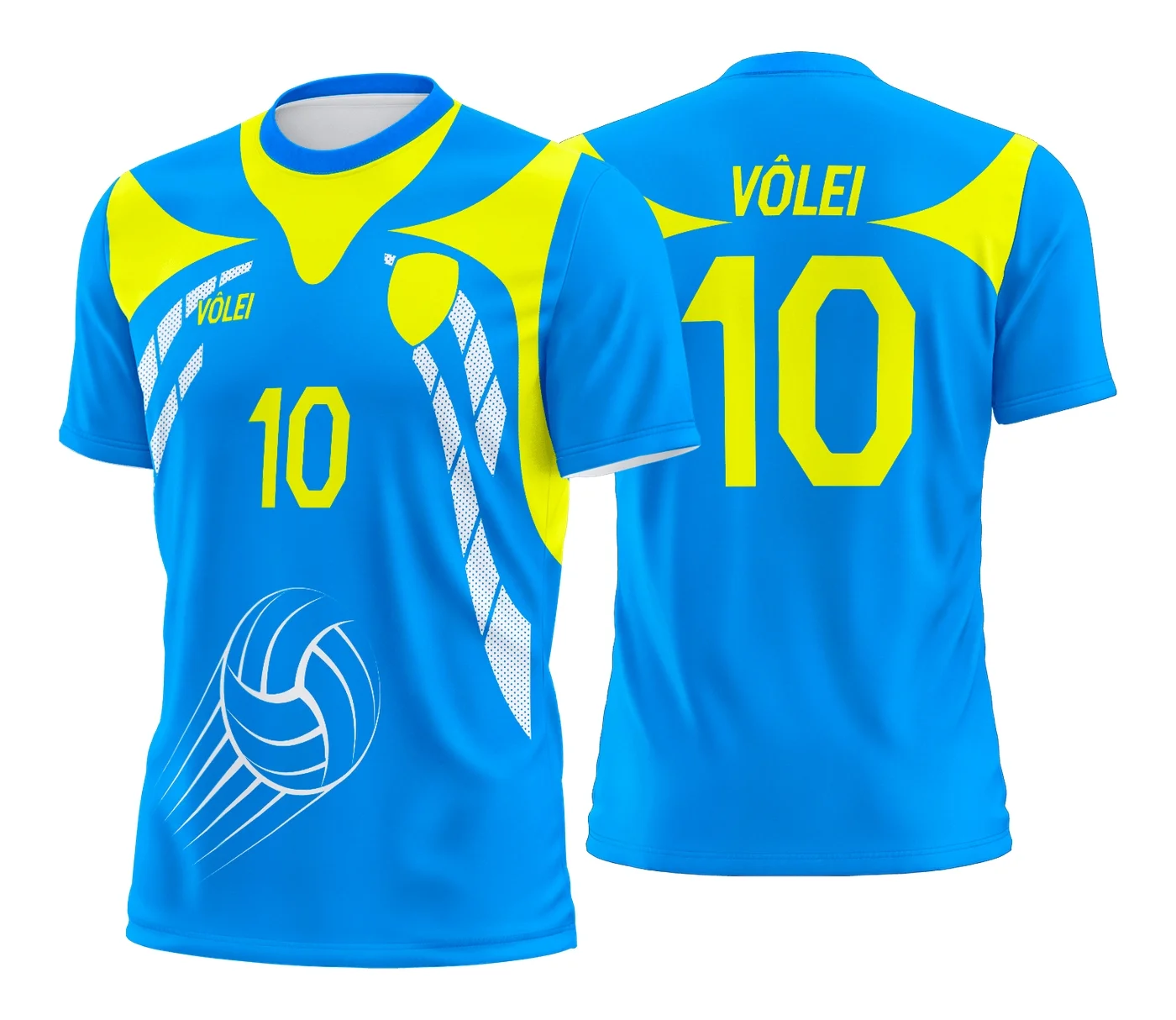 Camiseta unissex preta com logo no peito e estampa grande nas costas inspirada em campeão de vôlei, design moderno e esportivo, perfeita para fãs e atletas.