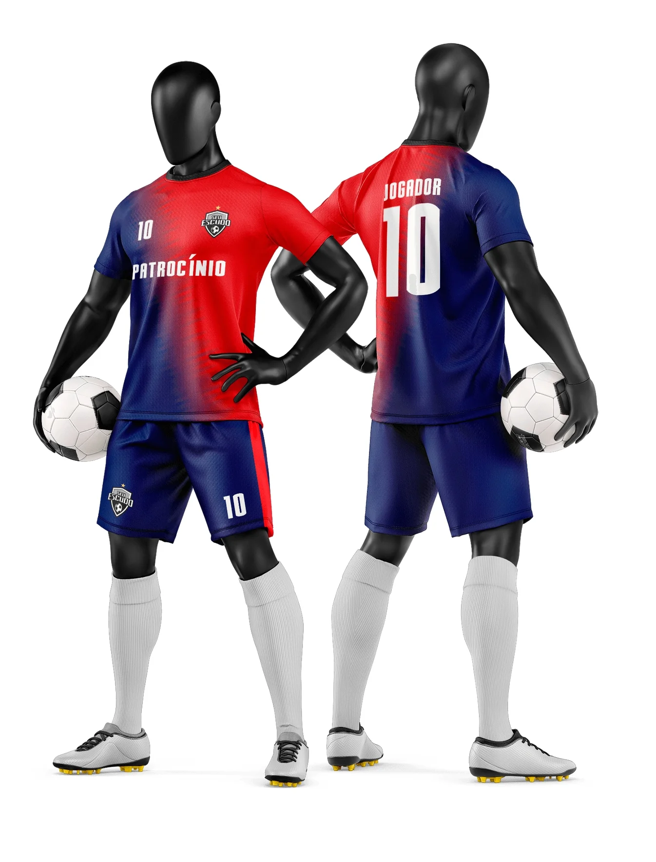 Camiseta unissex preta com logo no peito e estampa grande nas costas inspirada em time de futebol amador, ideal para torcedores e jogadores.