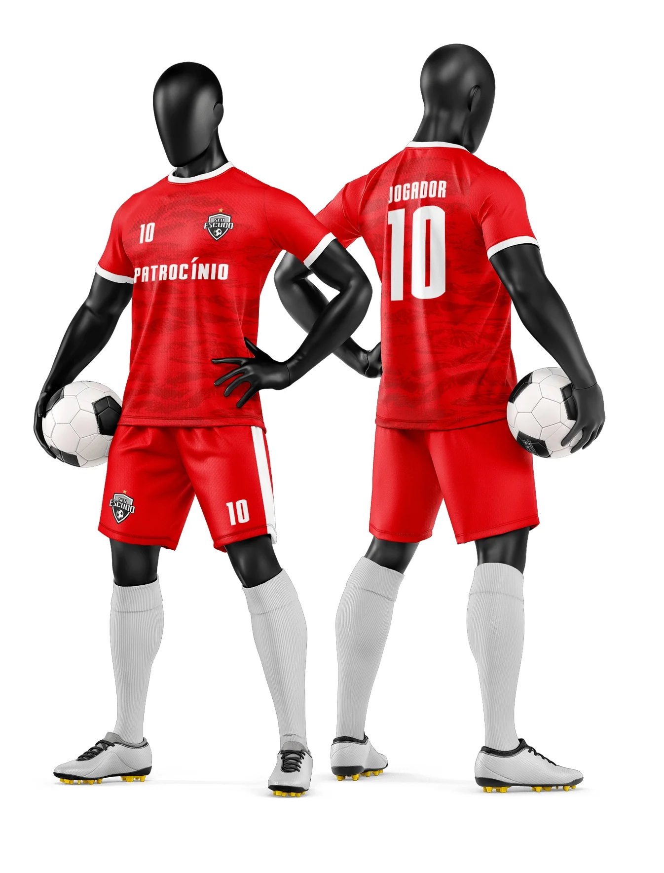 Camiseta preta unissex com logo no peito e estampa grande nas costas, tema time de futebol amador, ideal para quem busca visual esportivo e autêntico.