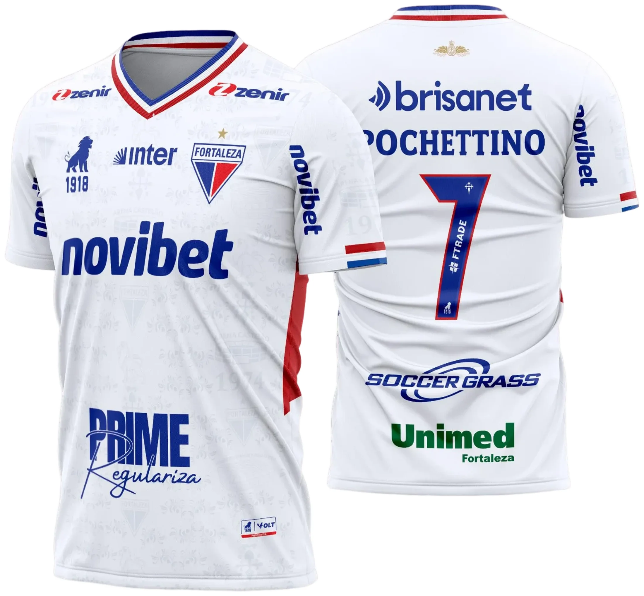 Arte Vetor Camisa Fortaleza Reserva 2024 - 2025