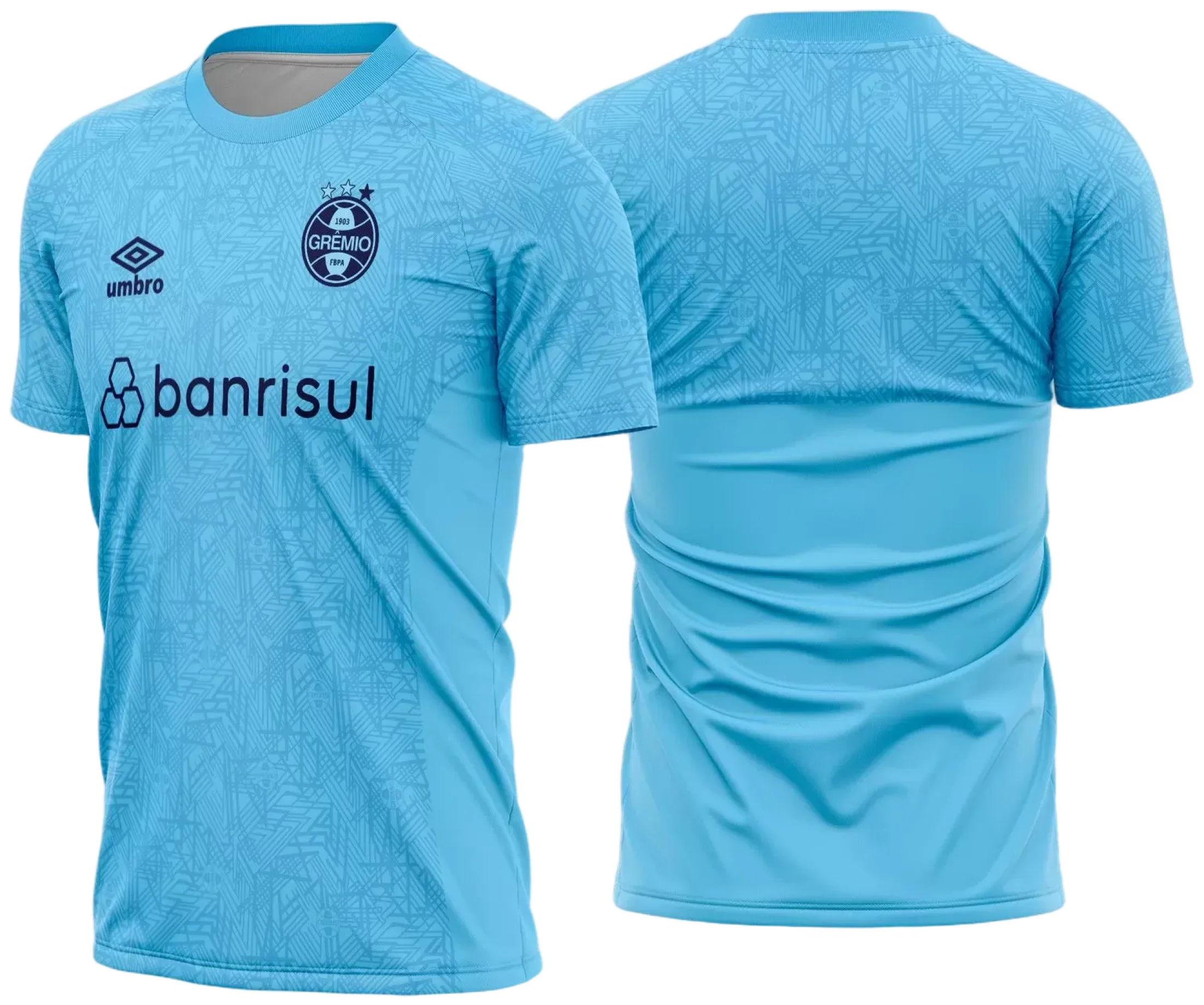 Arte Vetor Camisa Grêmio Treino I 2024 - 2025