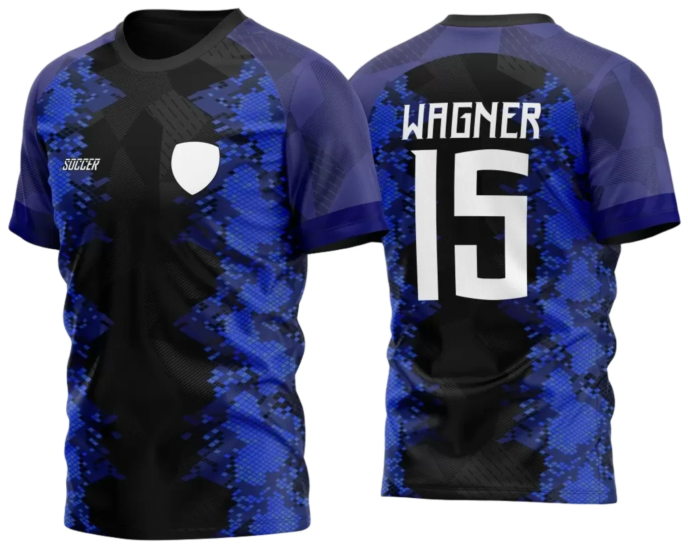 Camiseta unissex preta com logo no peito e estampa grande nas costas com tema de cobra, destacando o modelo 29 para o InterClasse 2024, ideal para uso em eventos e turmas.